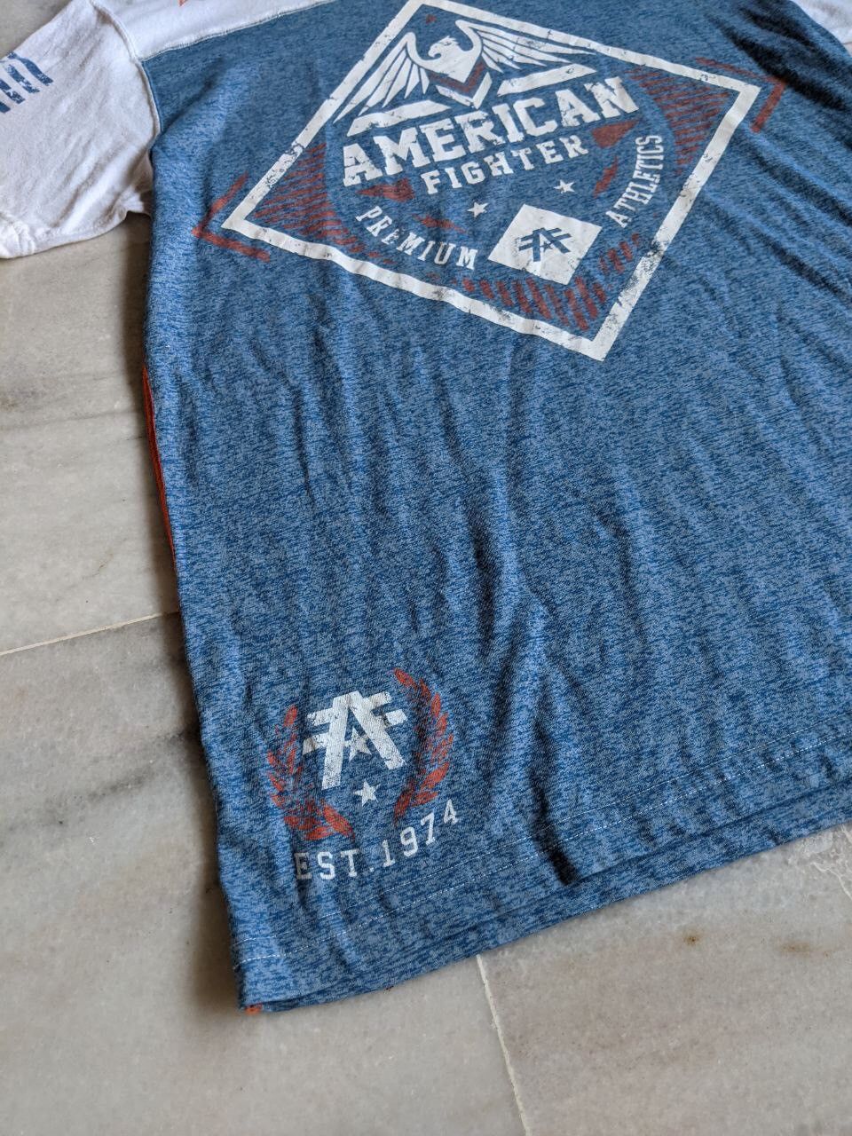 Vintage Vintage American Fighter US Air Force Tee x US Army Size US L / EU 52-54 / 3 - 9 Thumbnail