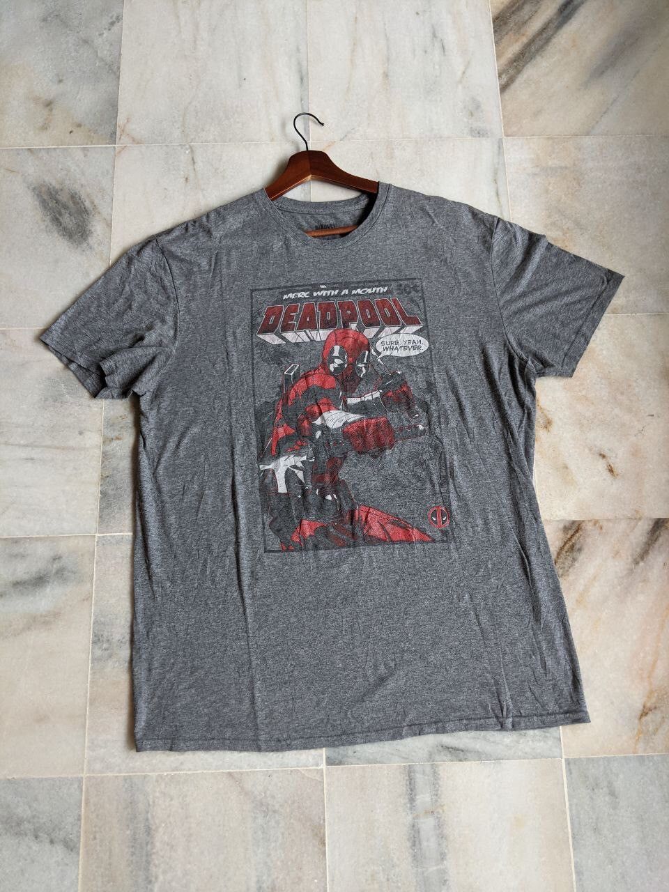 Marvel Comics Vintage Deadpool Marvel Comics Graphic Tee x DC Comics Size US XL / EU 56 / 4 - 6 Thumbnail
