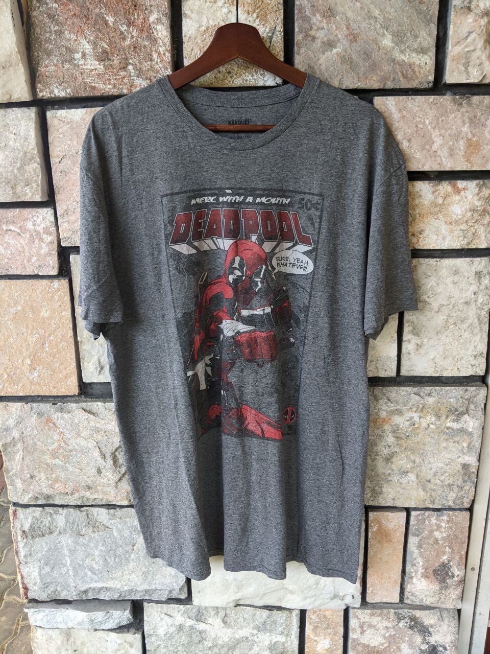 Marvel Comics Vintage Deadpool Marvel Comics Graphic Tee x DC Comics Size US XL / EU 56 / 4 - 3 Thumbnail