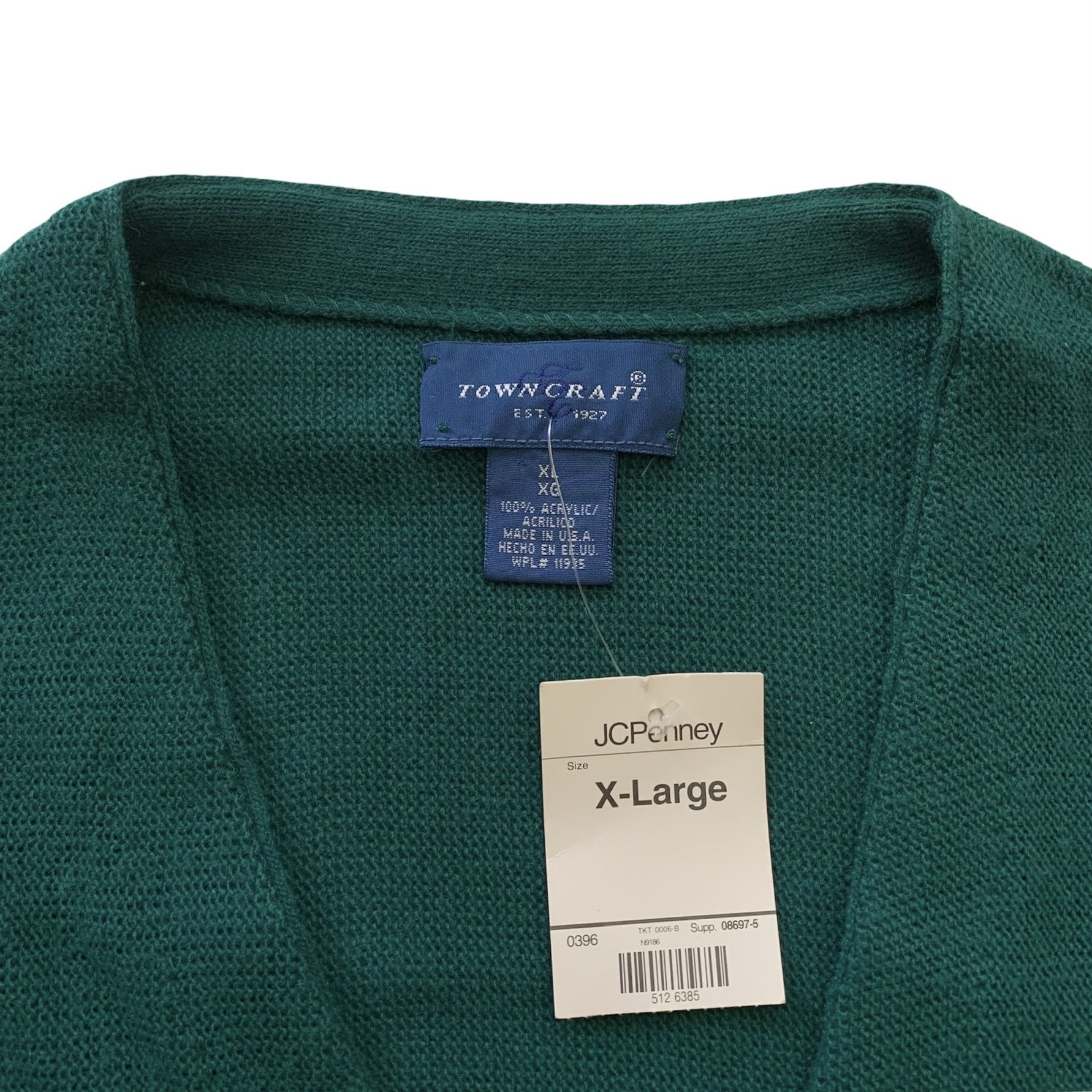 Towncraft × Vintage Deadstock Vintage 90s Towncraft Cardigan
