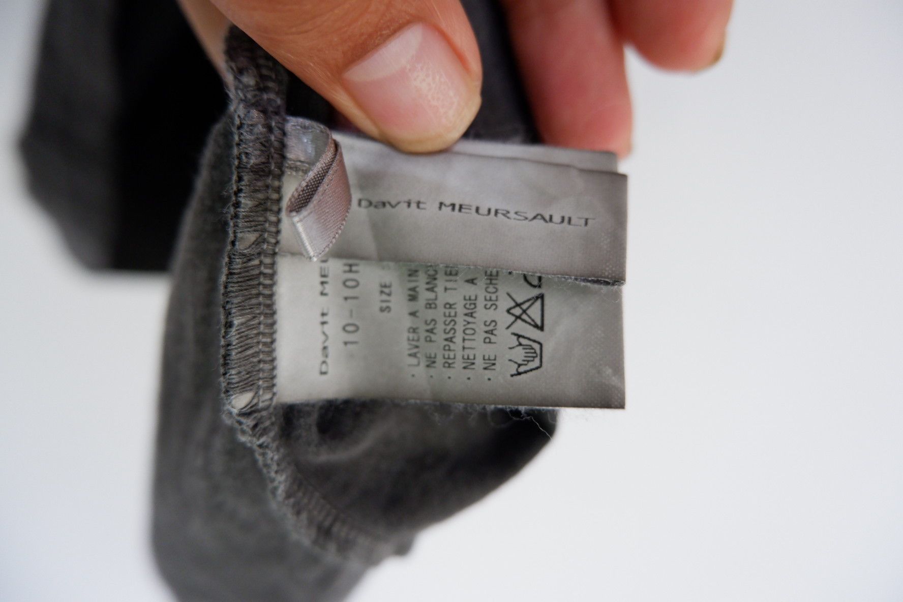 Davit Meursault Japan Davit Meursault Japan Grey Overwash Shirt Size US M / EU 48-50 / 2 - 8 Thumbnail