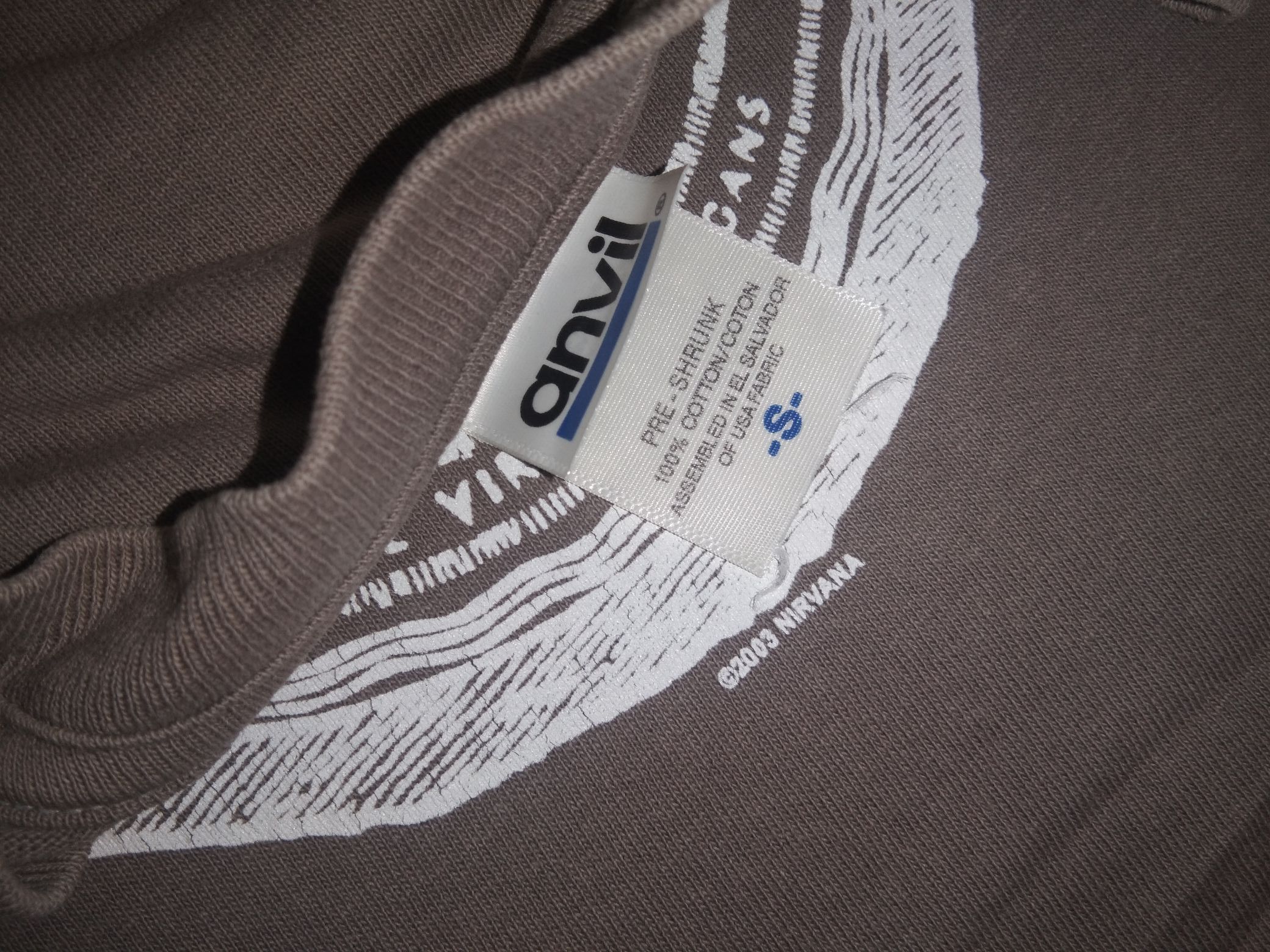 Nirvana × Vintage VTG 2003 Nirvana vestibule tshirt kurt cobain Size US S / EU 44-46 / 1 - 3 Thumbnail