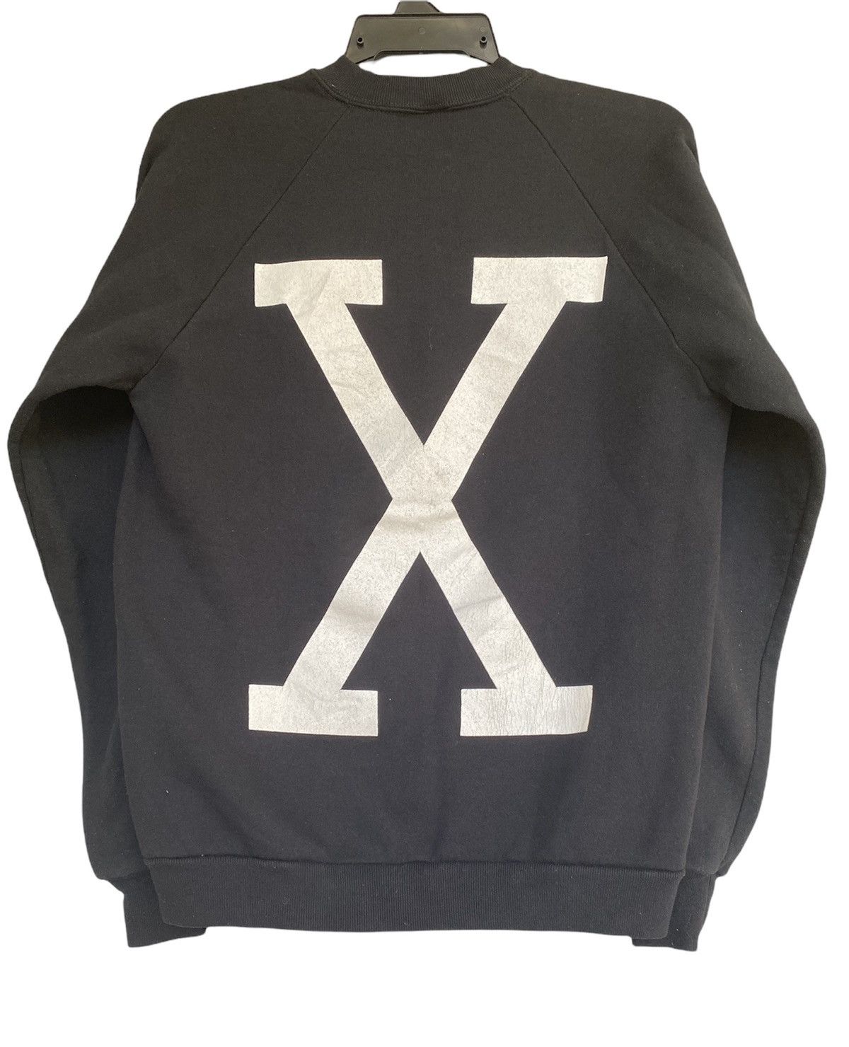 Vintage Vtg 90s Malcom X Big Logo Sweatshirt Size US L / EU 52-54 / 3 - 2 Thumbnail