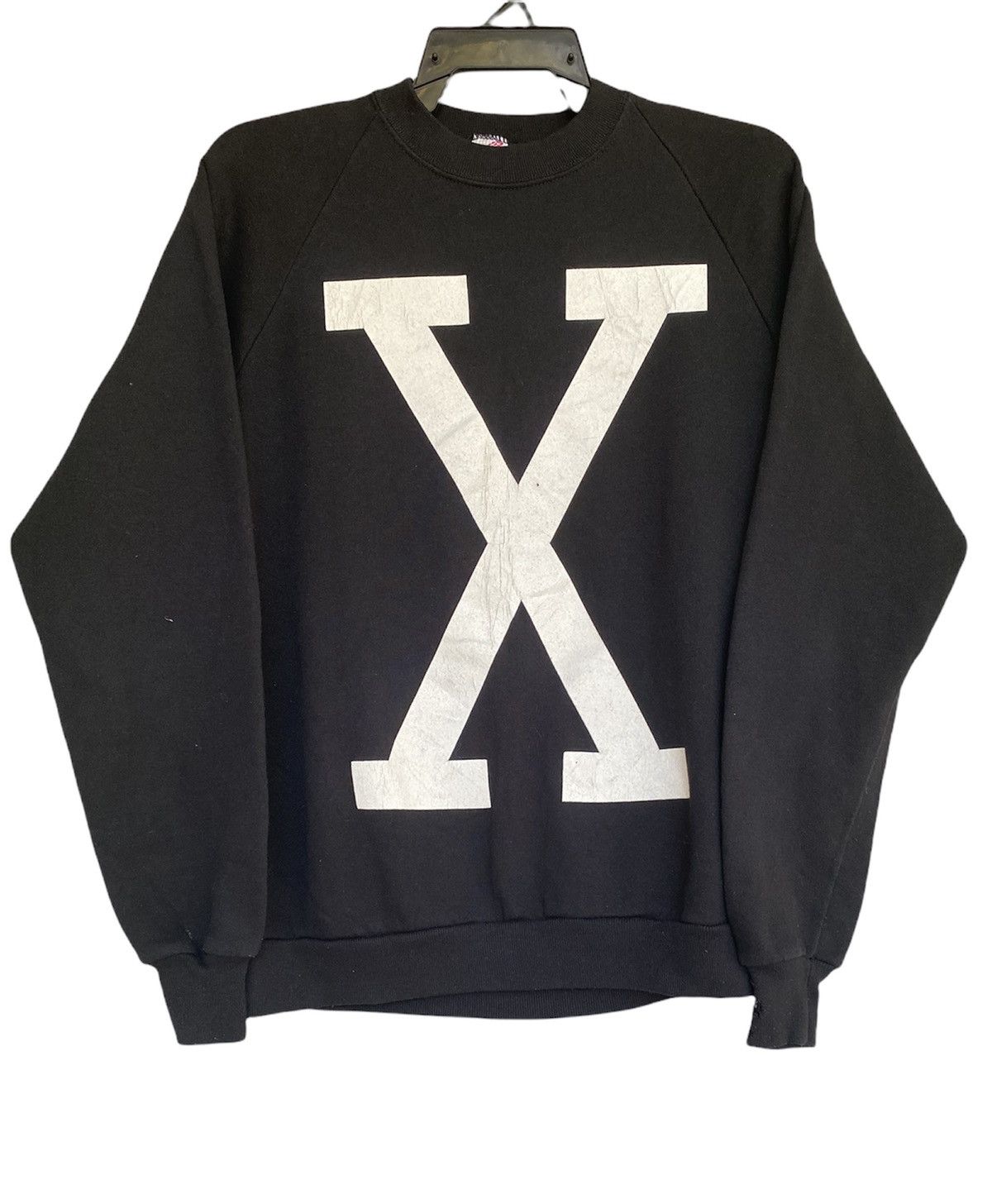 Vintage Vtg 90s Malcom X Big Logo Sweatshirt Size US L / EU 52-54 / 3 - 1 Thumbnail