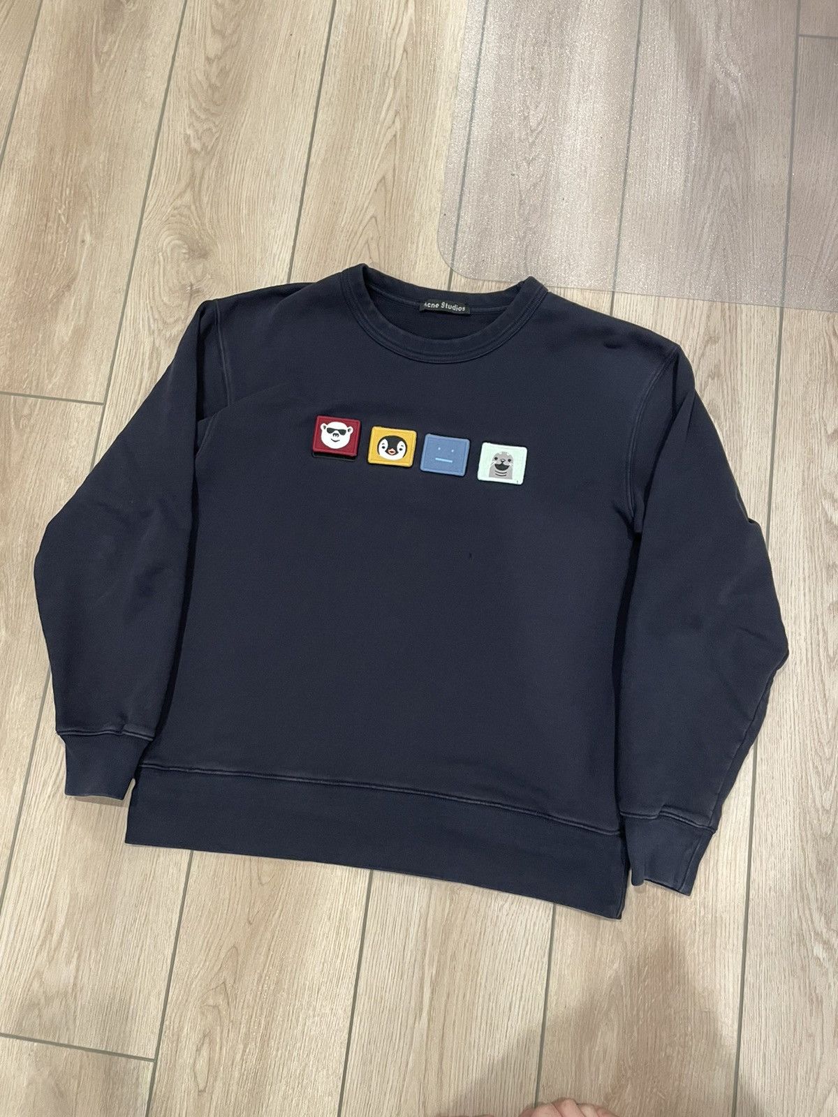 Acne Studios Animal Velcro Patch Crewneck