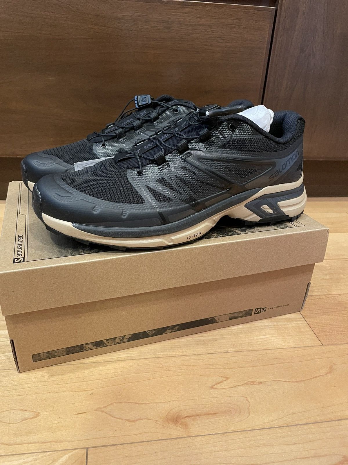 Salomon Salomon XT Wings 2 advanced black safari magnet Size US 8.5 / EU 41-42 - 6 Thumbnail