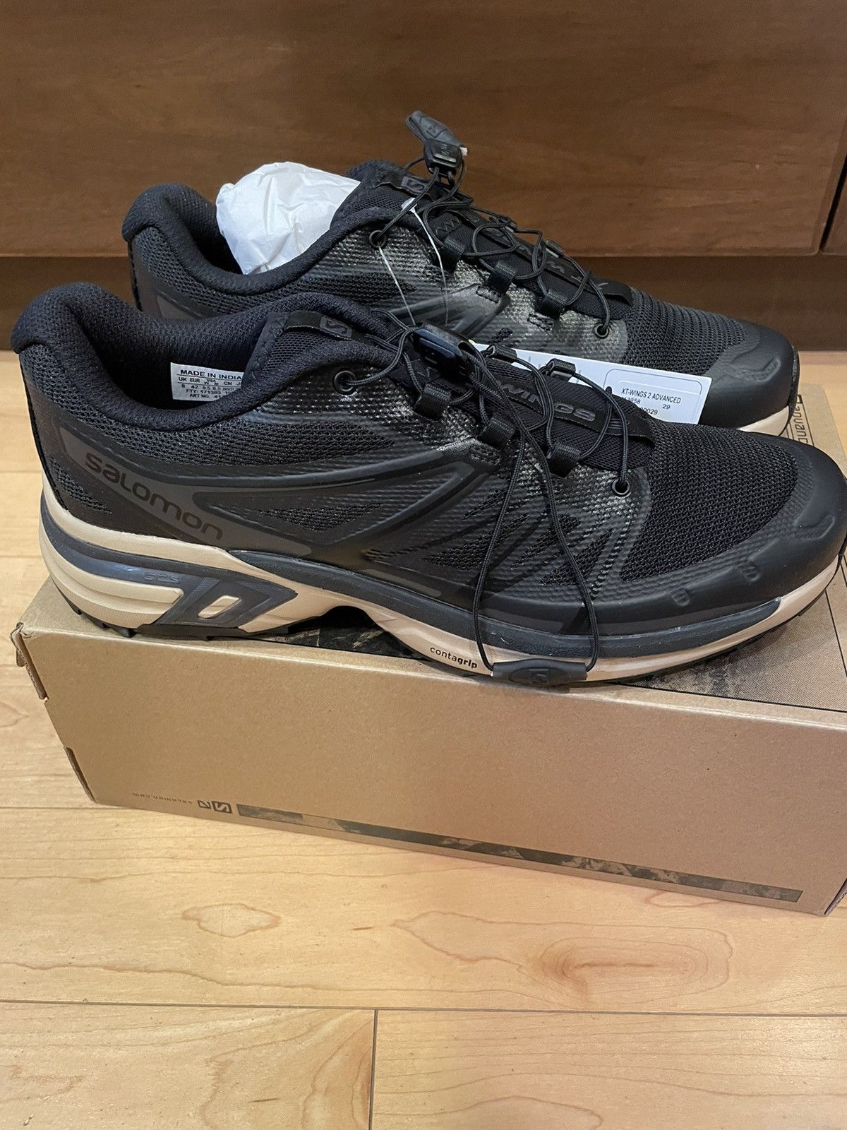 Salomon Salomon XT Wings 2 advanced black safari magnet Size US 8.5 / EU 41-42 - 4 Thumbnail