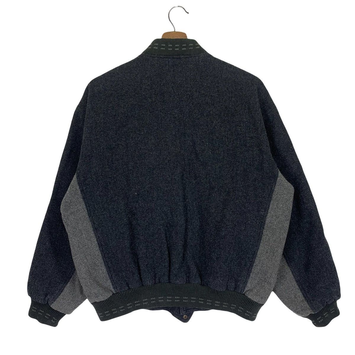Vintage Vintage Jc Haward Wool Zipper Bomber Jacket Size US M / EU 48-50 / 2 - 6 Thumbnail