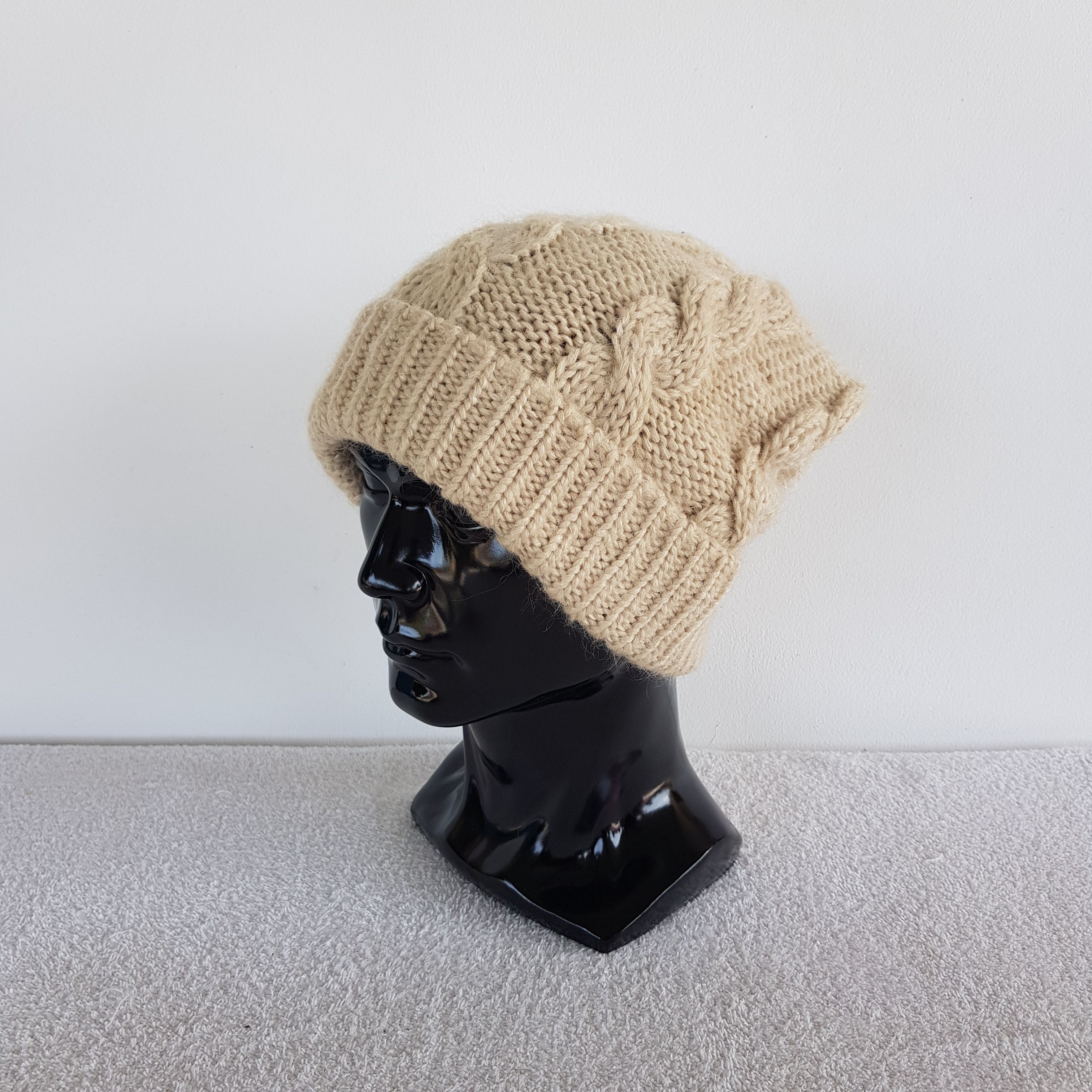 Japanese Brand × Vintage Japanese Pure Knit Beanie Snow Cap Japanese Pure Knit Hats Size ONE SIZE - 1 Thumbnail