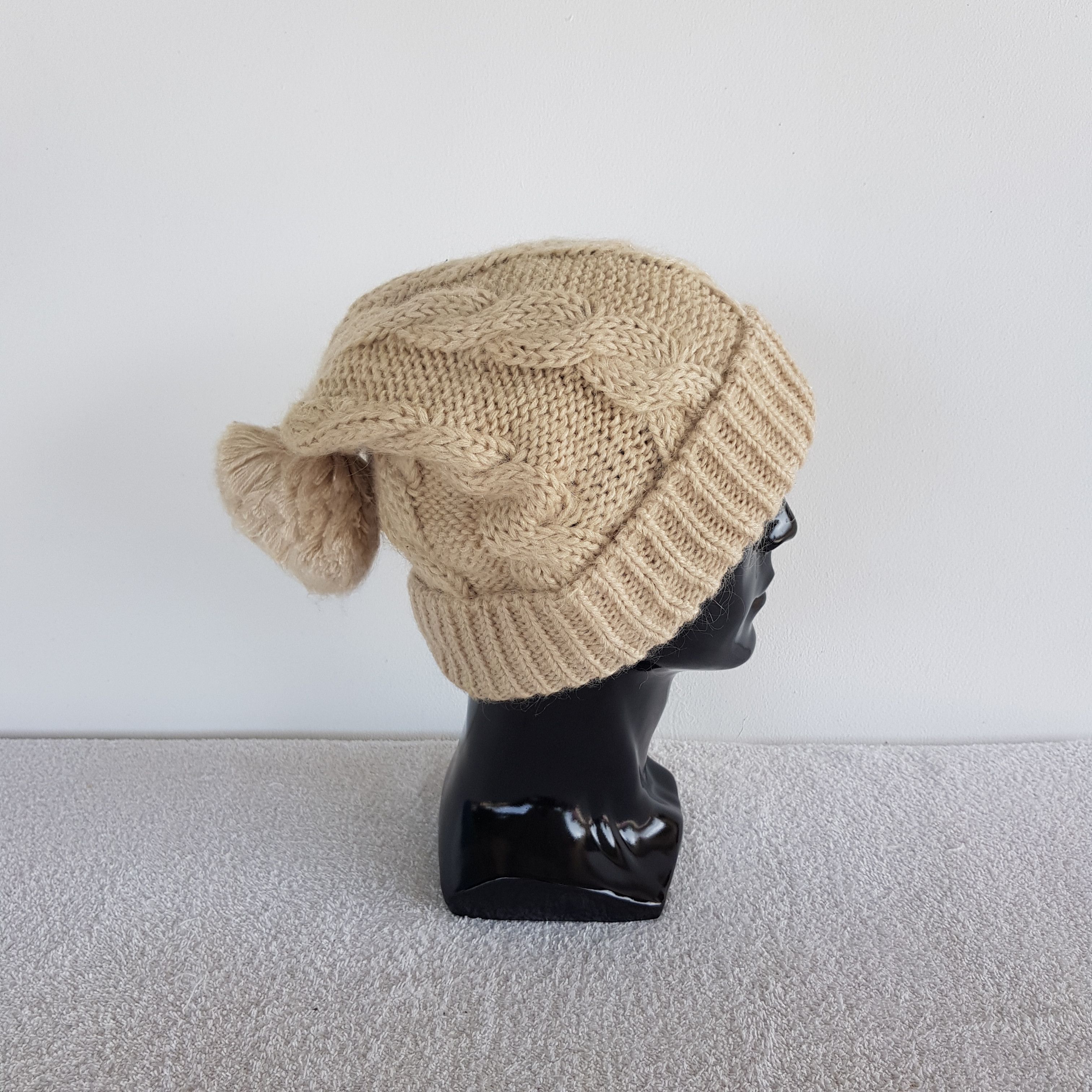 Japanese Brand × Vintage Japanese Pure Knit Beanie Snow Cap Japanese Pure Knit Hats Size ONE SIZE - 3 Thumbnail