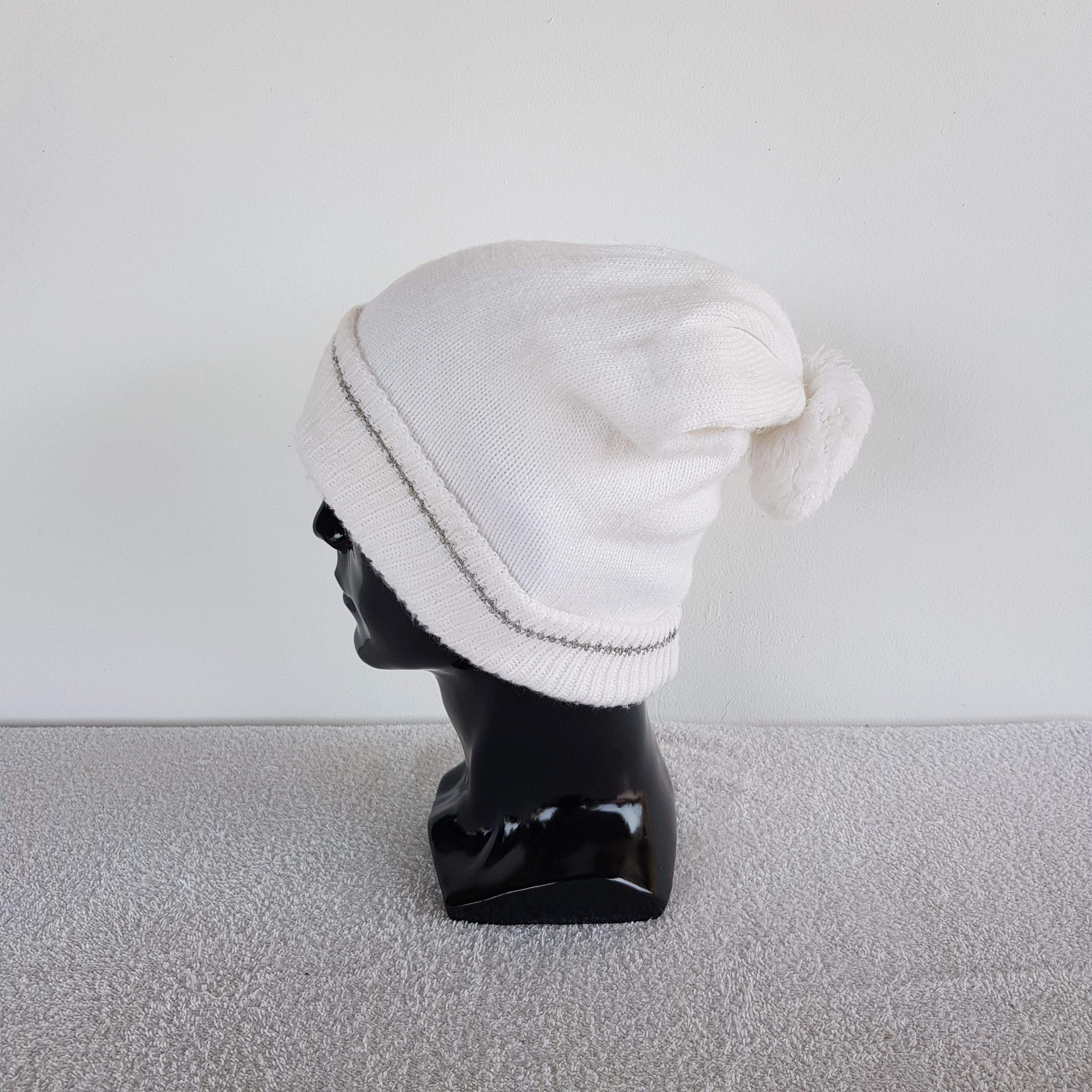 Adidas × Vintage Adidas Hats Knitted Crochet Beanie Snow Cap - AC10706. Size ONE SIZE - 4 Thumbnail