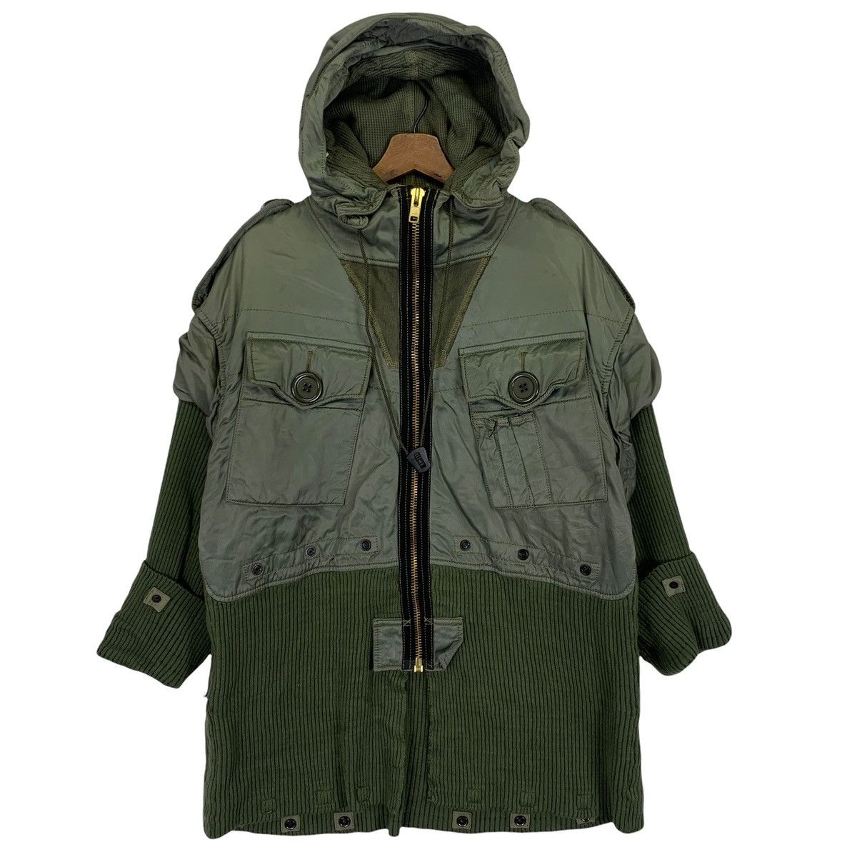 Other Vintage Military Hoodie Trench Jacket Size US XL / EU 56 / 4 - 1 Thumbnail