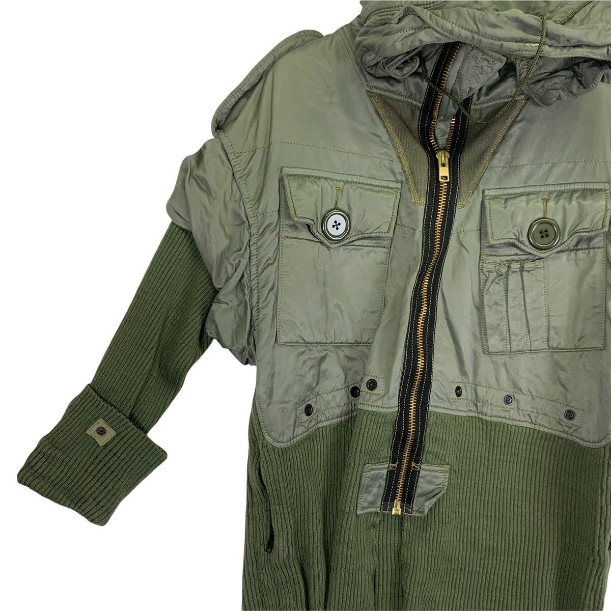 Other Vintage Military Hoodie Trench Jacket Size US XL / EU 56 / 4 - 4 Thumbnail