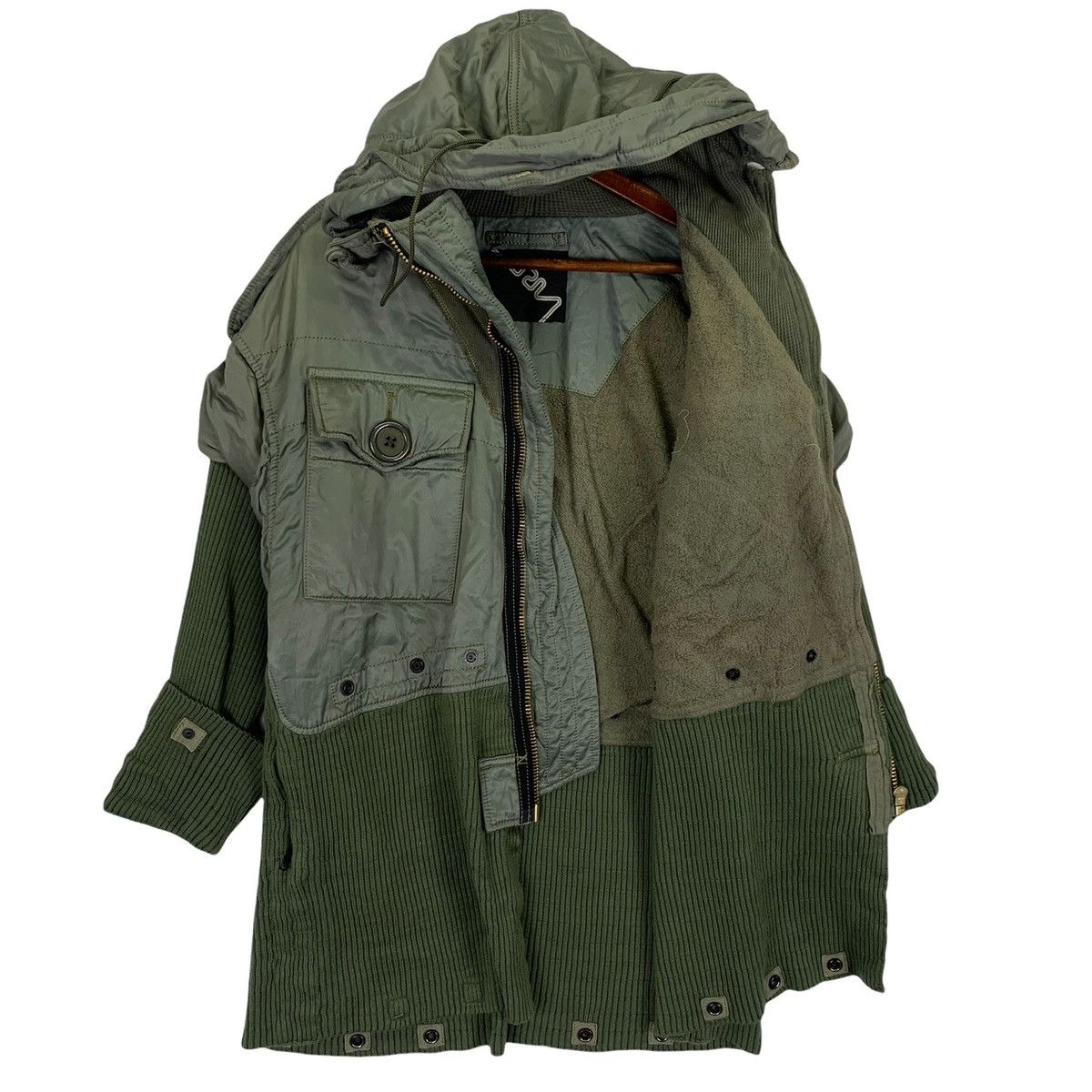 Other Vintage Military Hoodie Trench Jacket Size US XL / EU 56 / 4 - 5 Thumbnail