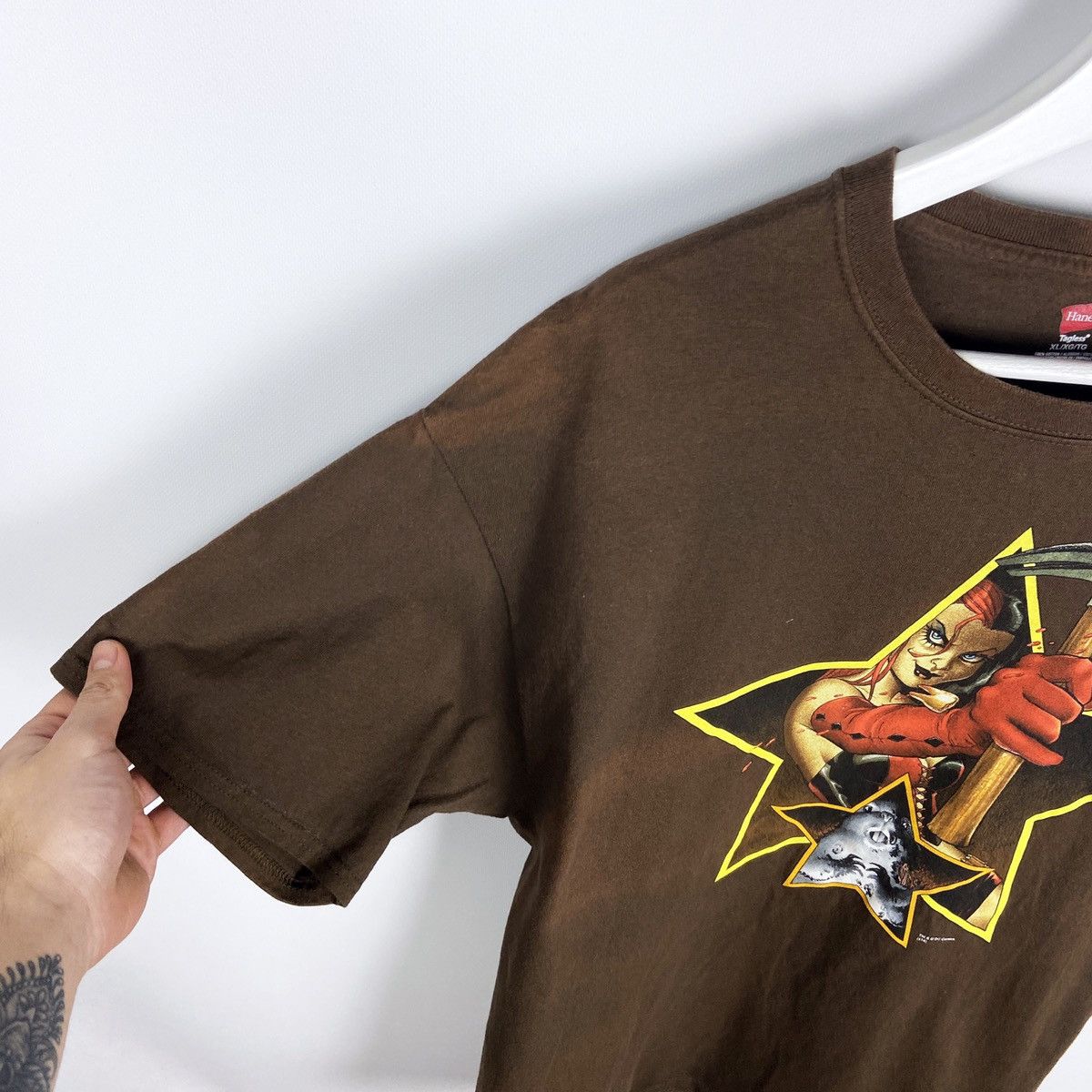 DC Comics Vintage DC Comics Harley Quinn Joker Graphitti tee size XL Size US XL / EU 56 / 4 - 8 Thumbnail