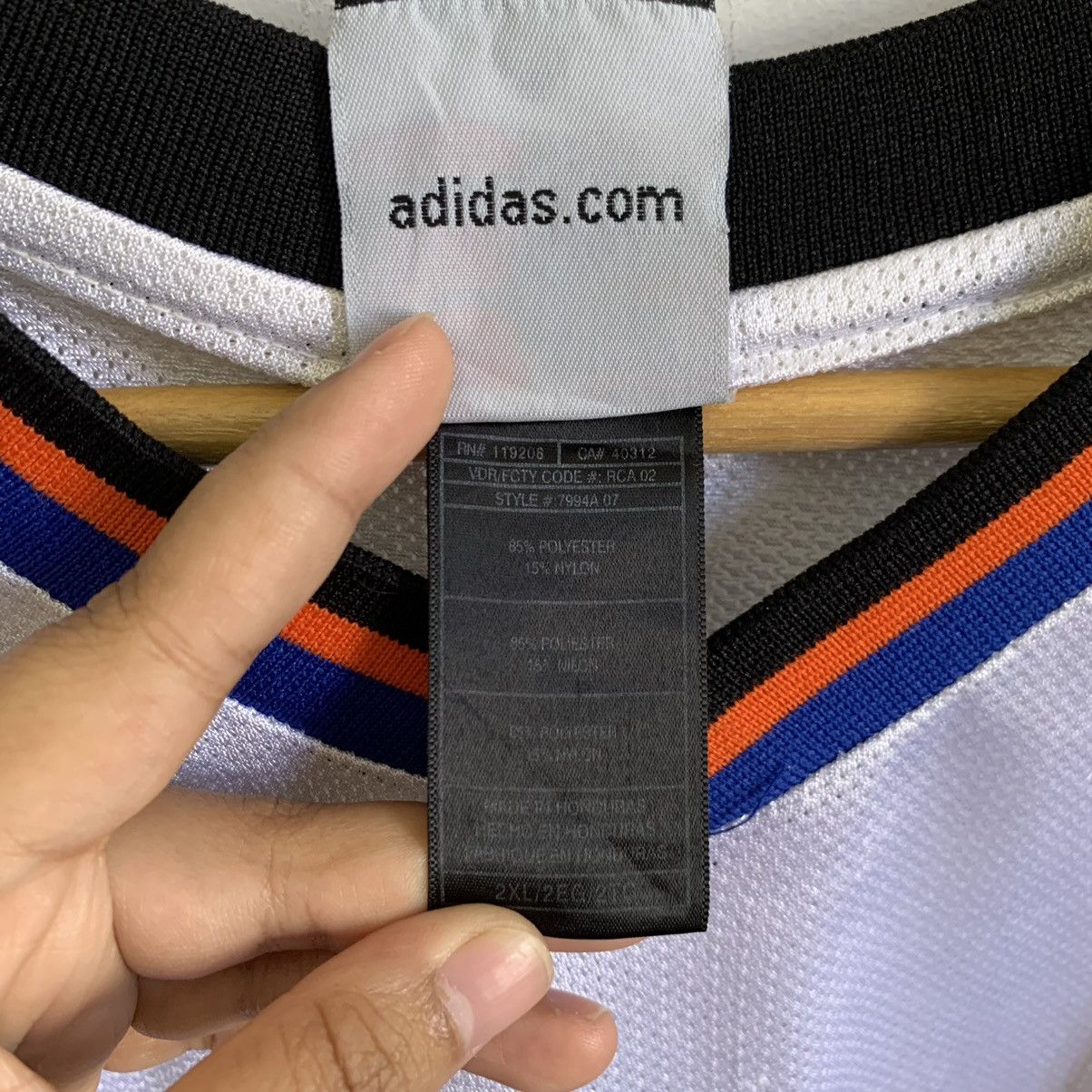 Adidas × NBA Adidas NBA New York Jersey Size US XXL / EU 58 / 5 - 7 Thumbnail