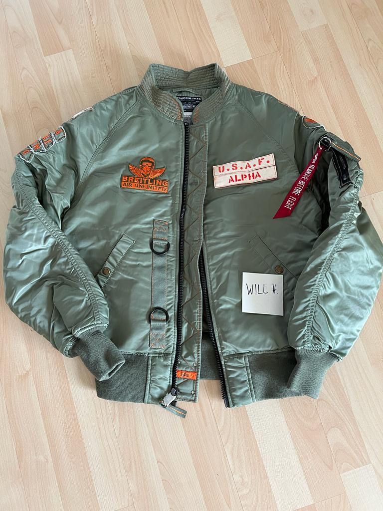 Alpha industries breitling on sale jacket