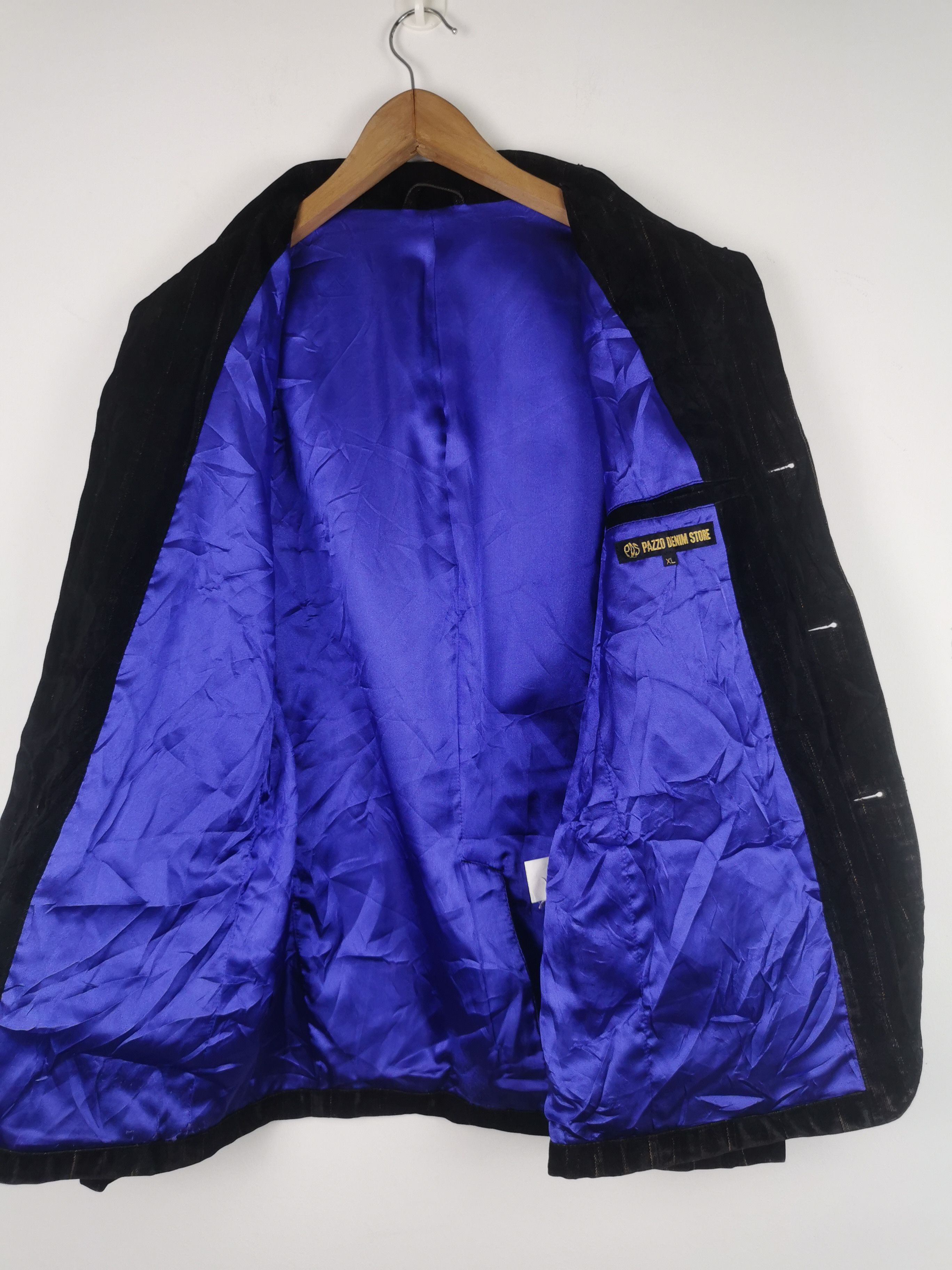Japanese Brand × Vintage Vintage Pazzo Denim Store Rayon Lining Jacket Size US XL / EU 56 / 4 - 8 Thumbnail