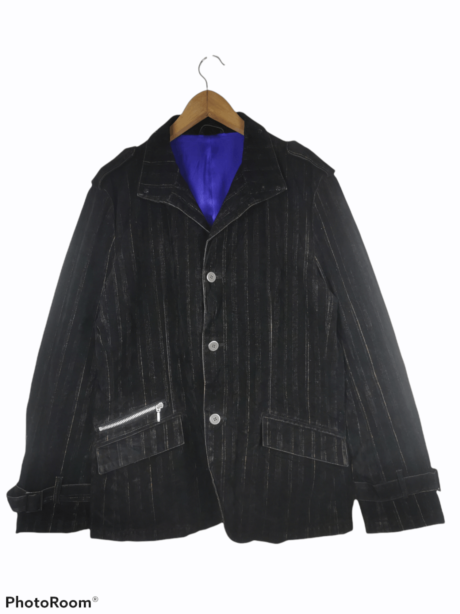 Japanese Brand × Vintage Vintage Pazzo Denim Store Rayon Lining Jacket Size US XL / EU 56 / 4 - 1 Thumbnail