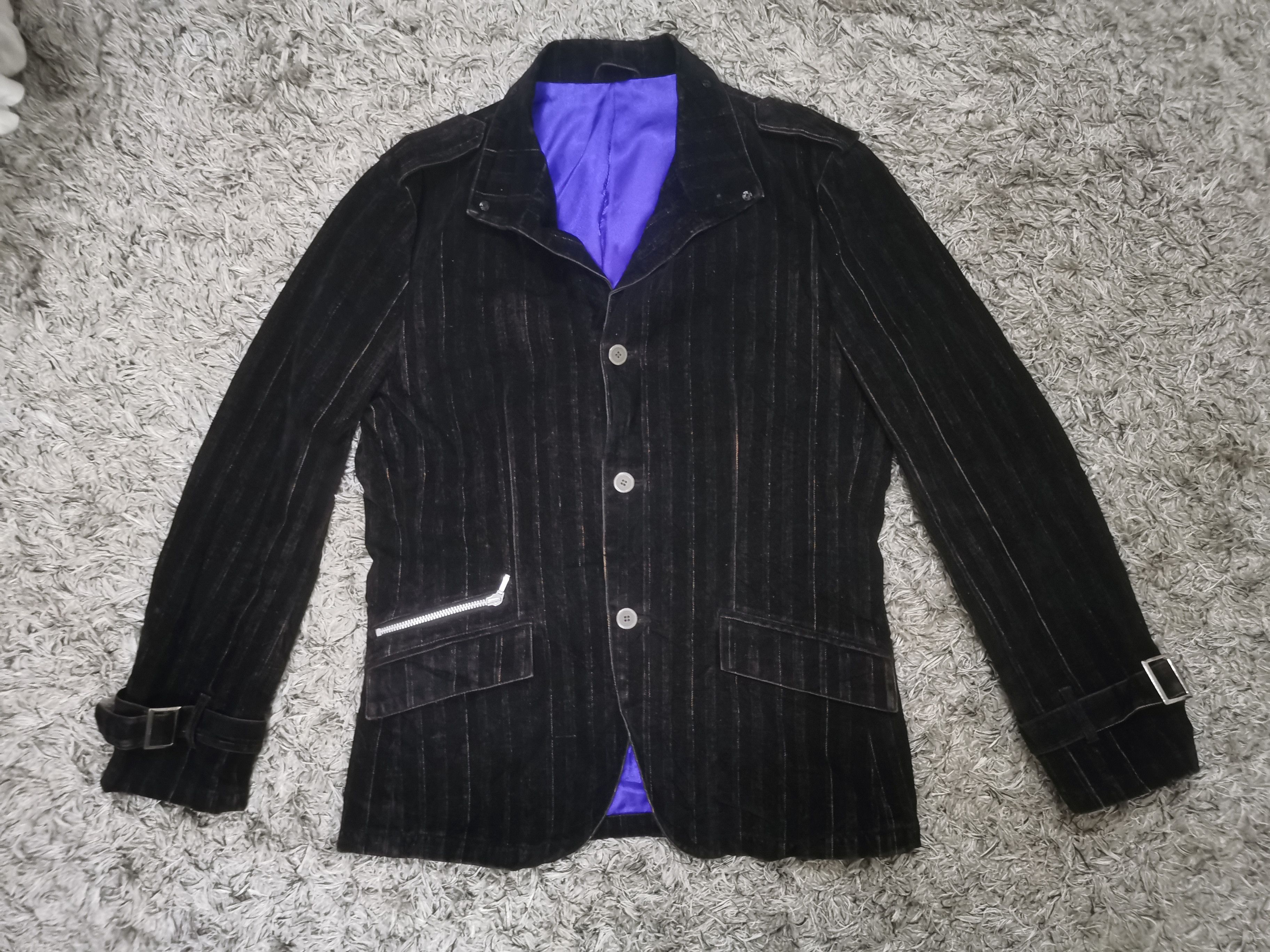 Japanese Brand × Vintage Vintage Pazzo Denim Store Rayon Lining Jacket Size US XL / EU 56 / 4 - 3 Thumbnail