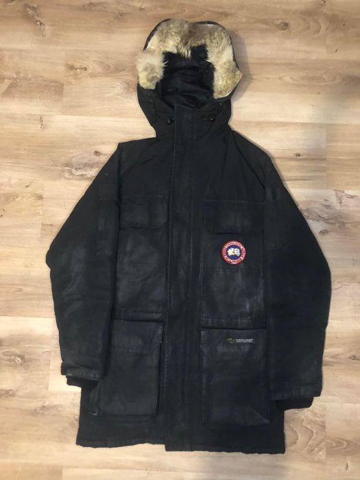 Canada Goose Canada Goose Expedition Parka 4565M R Black Coyote fur ...