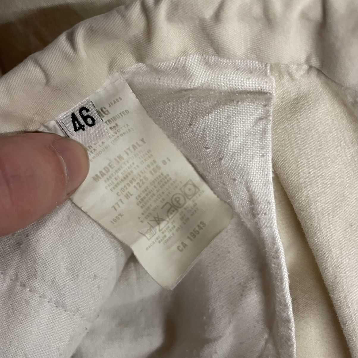 Helmut Lang Helmut Lang white cargo 1998 Size US 31 - 3 Thumbnail