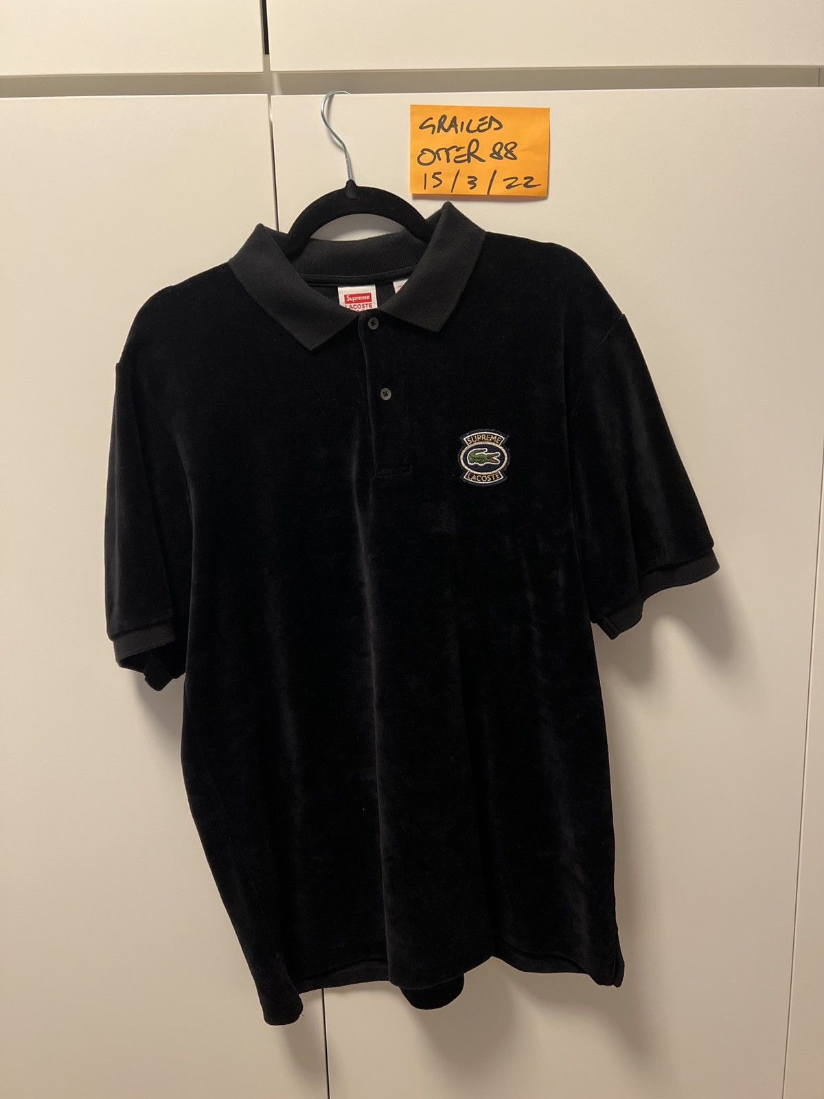 Supreme Lacoste Supreme Velour Polo | Grailed