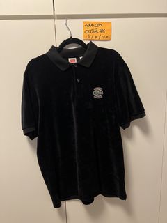 Supreme Velour Polo | Grailed