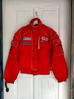 Vintage Distressed Kiss Racing Jacket | Grailed