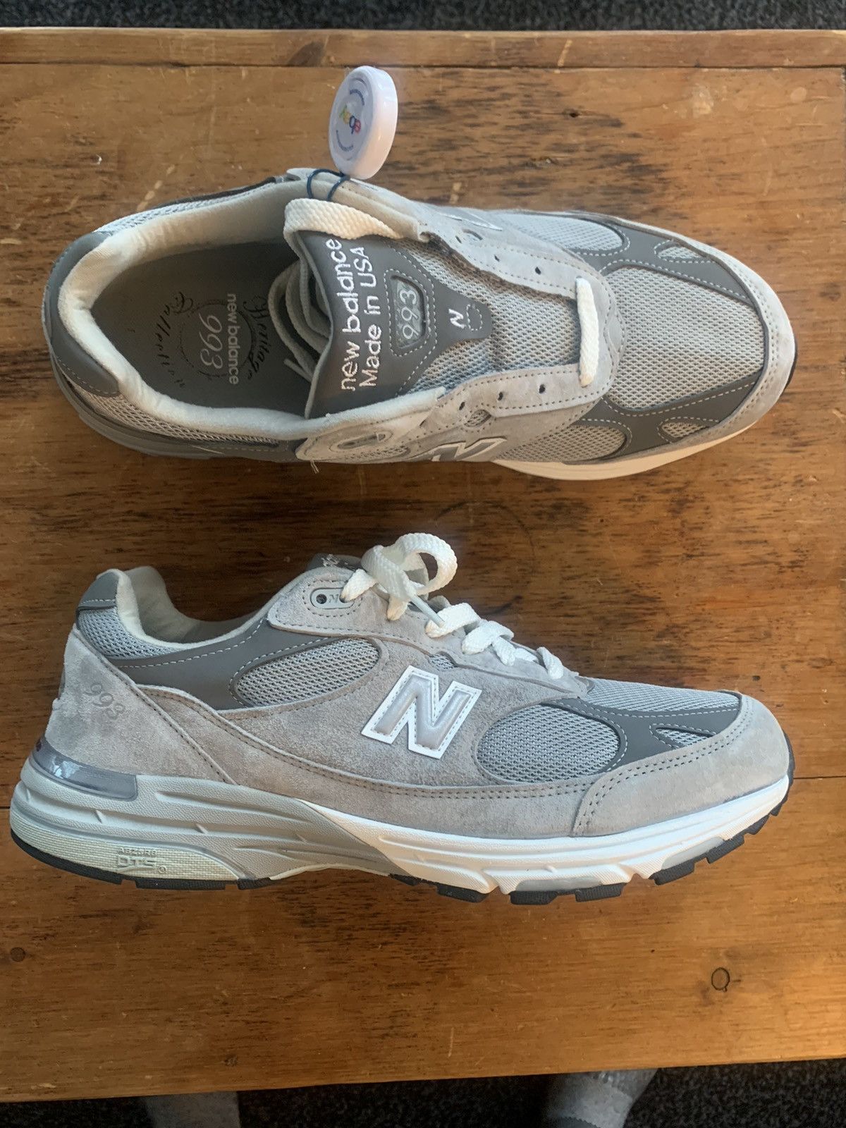 New Balance New Balance 993 - Grey White -Size 12 2E | Grailed