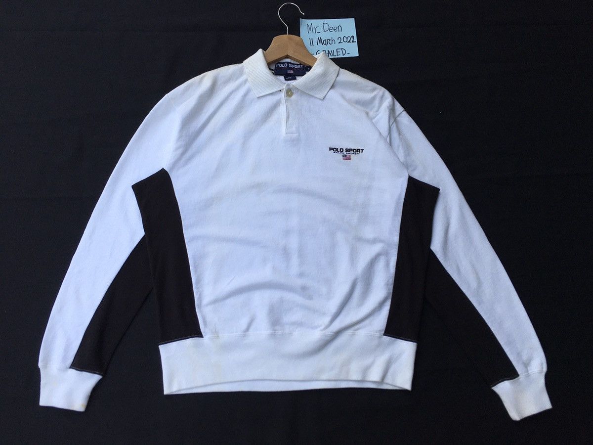 Polo Ralph Lauren Vintage 90s Polo Sport Ralph Lauren Longsleeve Shirt Size US L / EU 52-54 / 3 - 3 Thumbnail