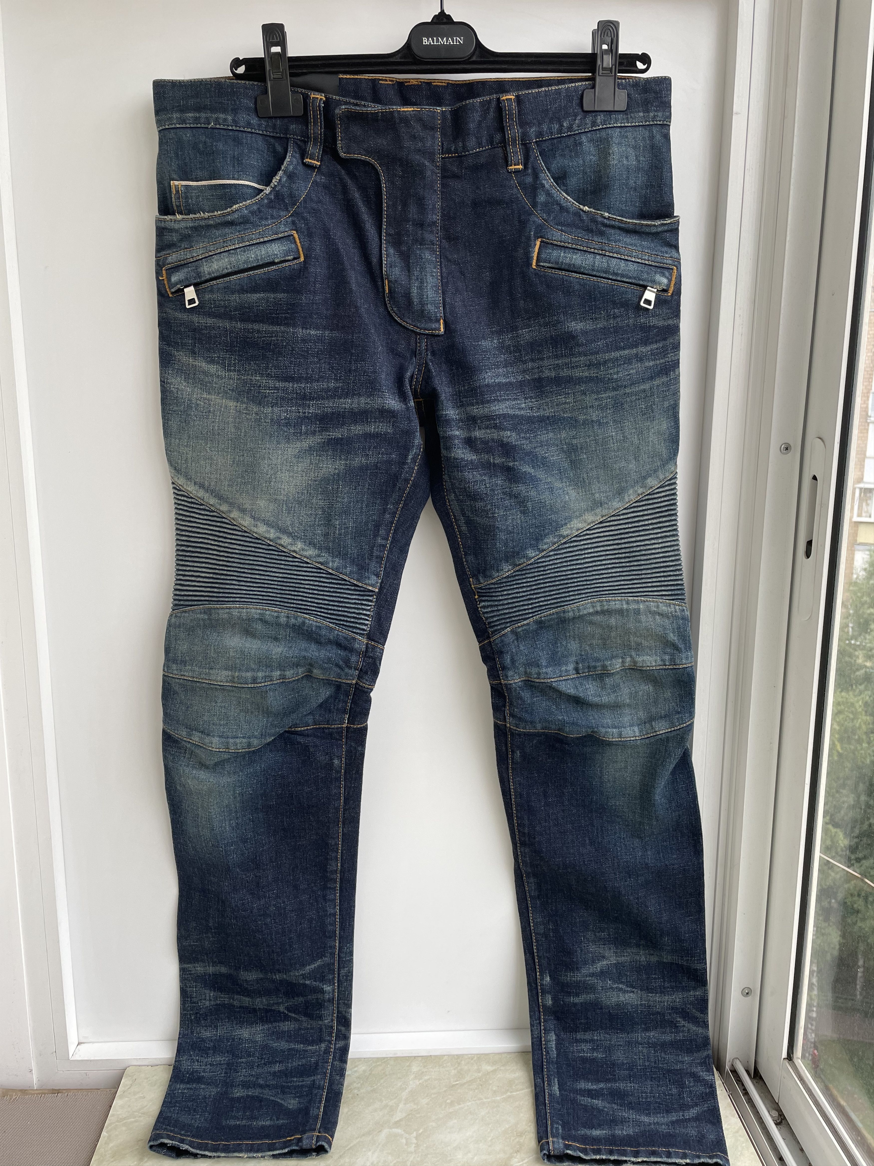 Balmain Balmain Biker Jeans Size US 32 / EU 48 - 1 Thumbnail