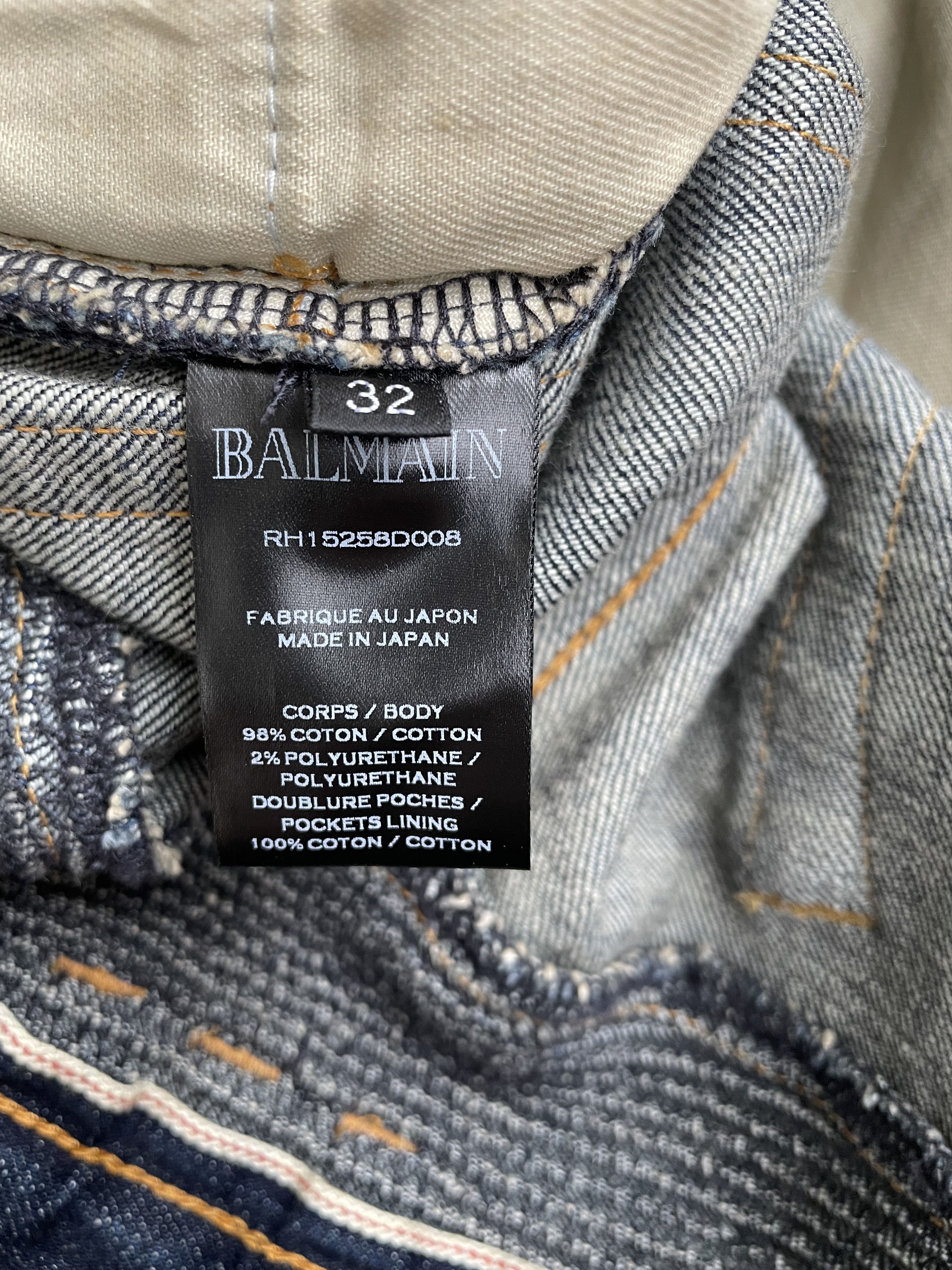Balmain Balmain Biker Jeans Size US 32 / EU 48 - 4 Thumbnail