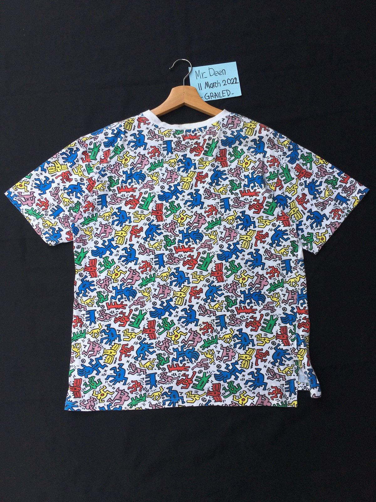 Keith Haring Rare Keith Haring Multicolor Logo Tshirt Size US M / EU 48-50 / 2 - 12 Thumbnail