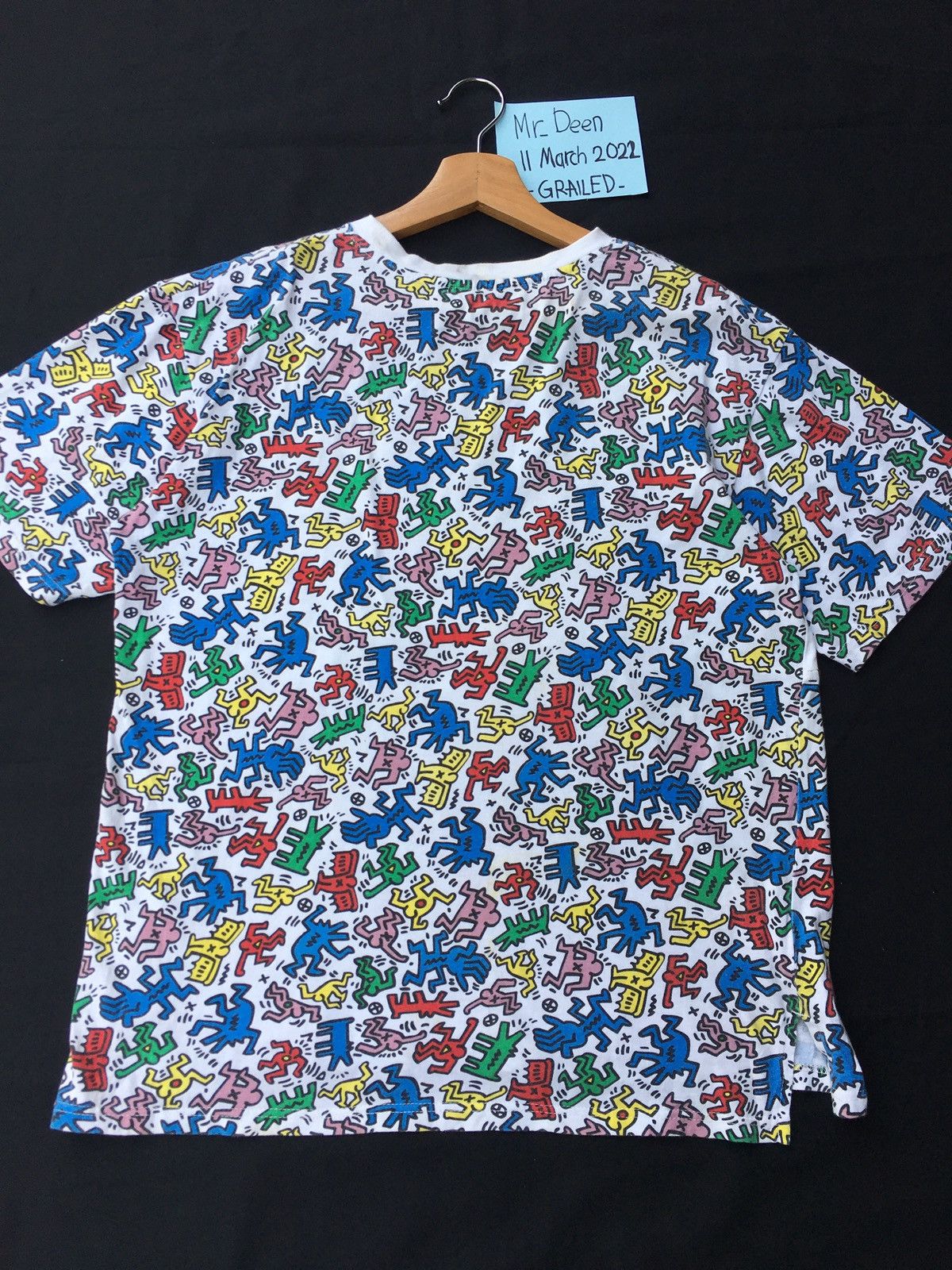 Keith Haring Rare Keith Haring Multicolor Logo Tshirt Size US M / EU 48-50 / 2 - 15 Thumbnail