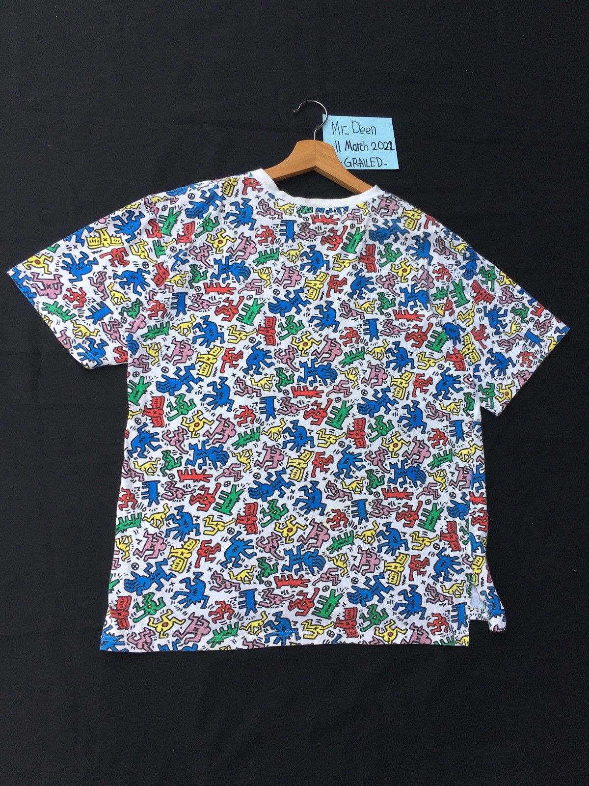 Keith Haring Rare Keith Haring Multicolor Logo Tshirt Size US M / EU 48-50 / 2 - 13 Thumbnail