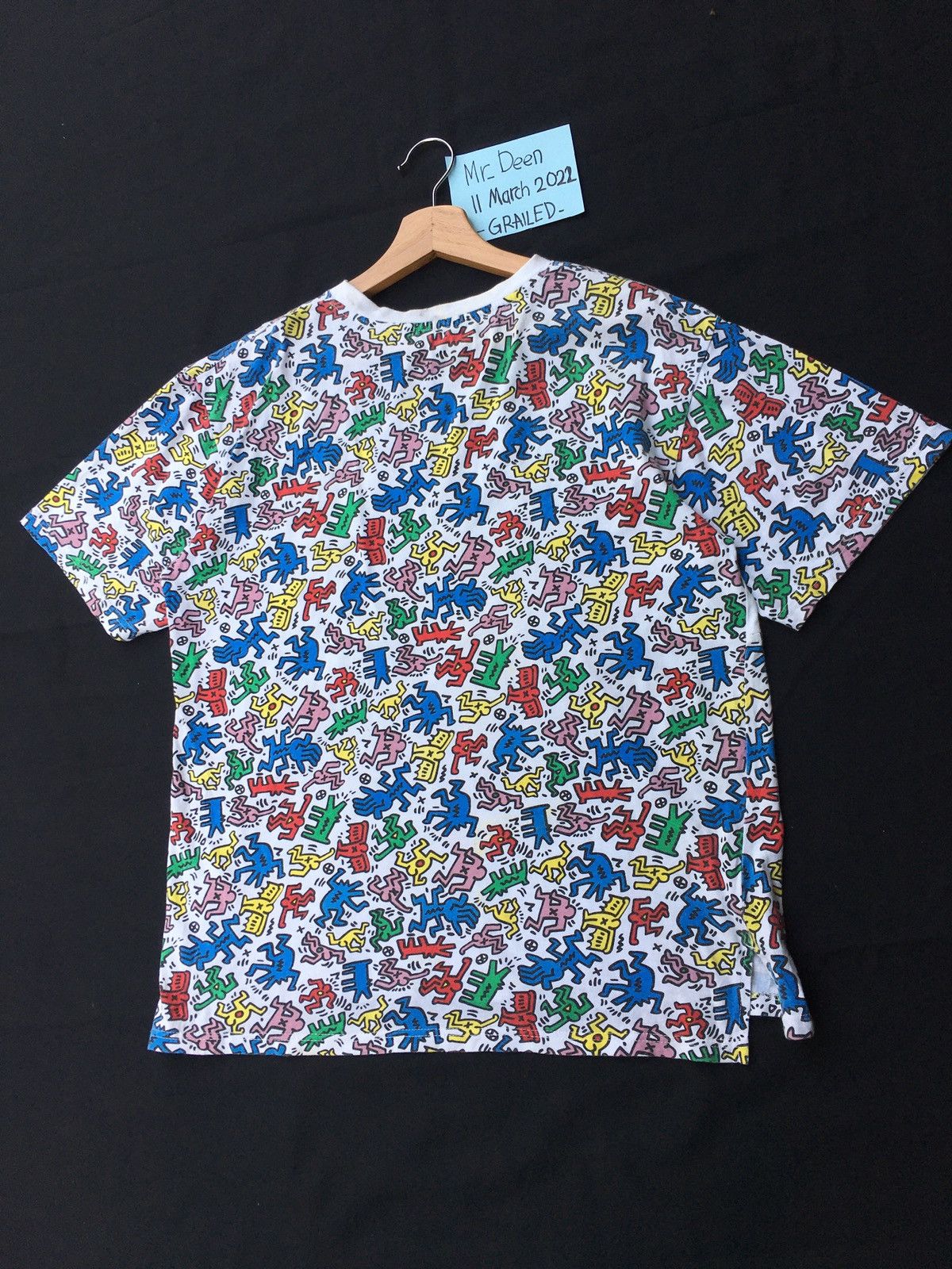 Keith Haring Rare Keith Haring Multicolor Logo Tshirt Size US M / EU 48-50 / 2 - 14 Thumbnail