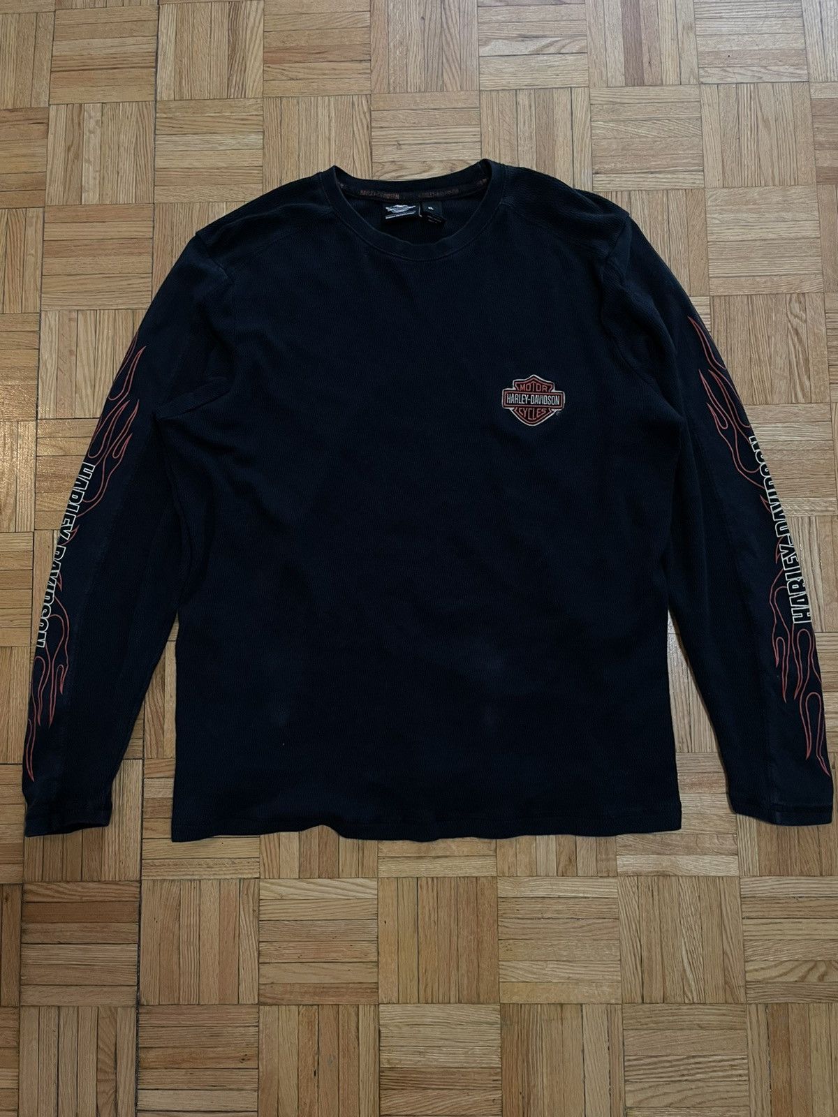 Harley Davidson Rare Vintage Harley Davidson L/S Size US XL / EU 56 / 4 - 1 Thumbnail
