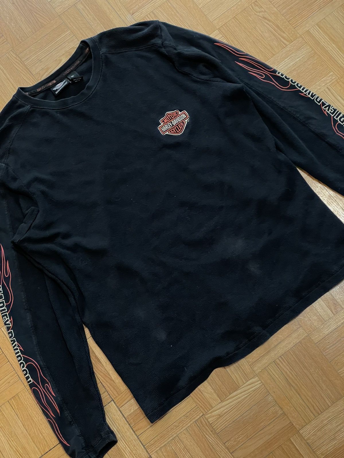 Harley Davidson Rare Vintage Harley Davidson L/S Size US XL / EU 56 / 4 - 5 Thumbnail
