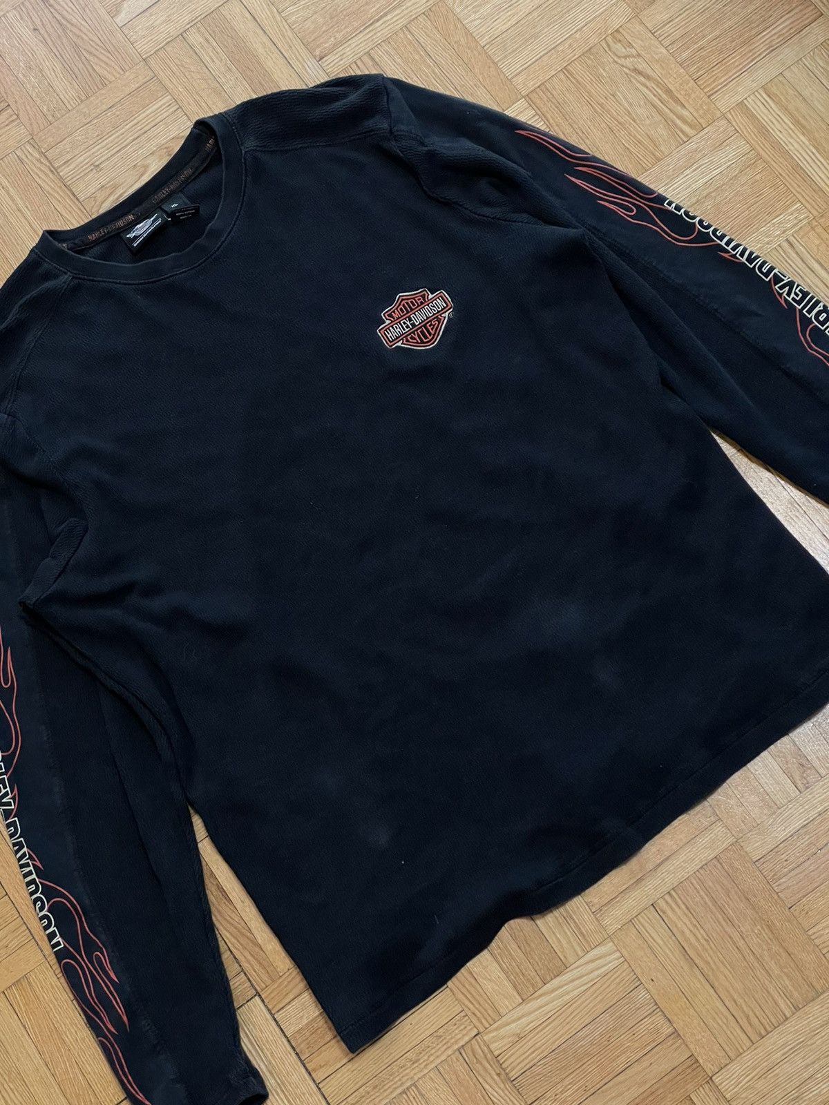Harley Davidson Rare Vintage Harley Davidson L/S Size US XL / EU 56 / 4 - 6 Thumbnail