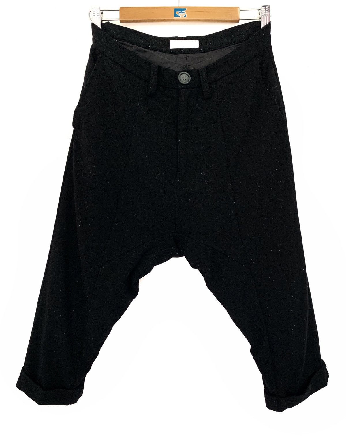 Issey Miyake × Japanese Brand × Ne-Net RARE ‼️ Iconic Issey Miyake Wool Saruel Cropped Pants Size US 28 / EU 44 - 1 Thumbnail