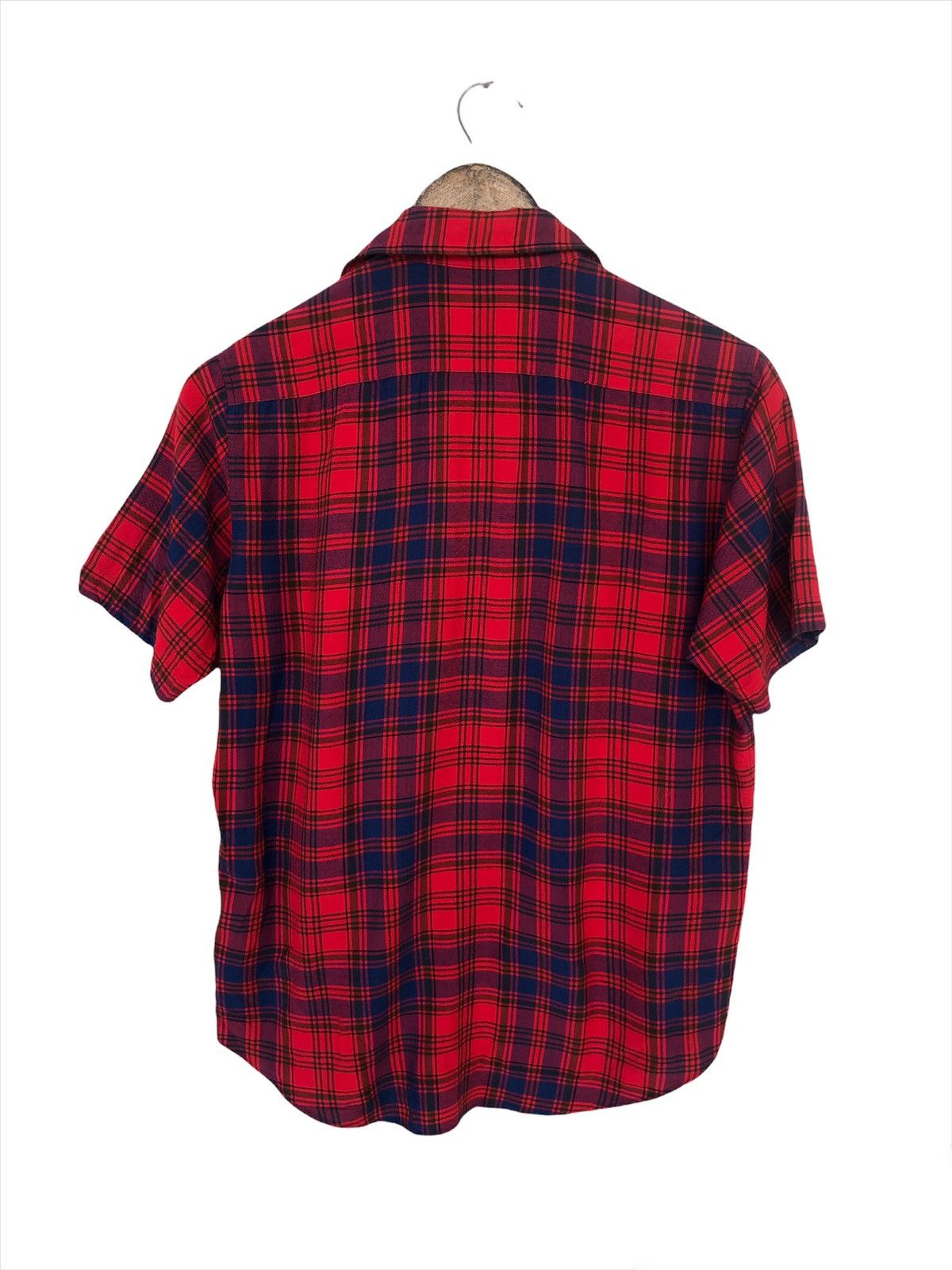 N.Hoolywood N. Hoolywood 🇯🇵 Rockabilly Check Rayon Bowling Shirt Size US S / EU 44-46 / 1 - 4 Thumbnail