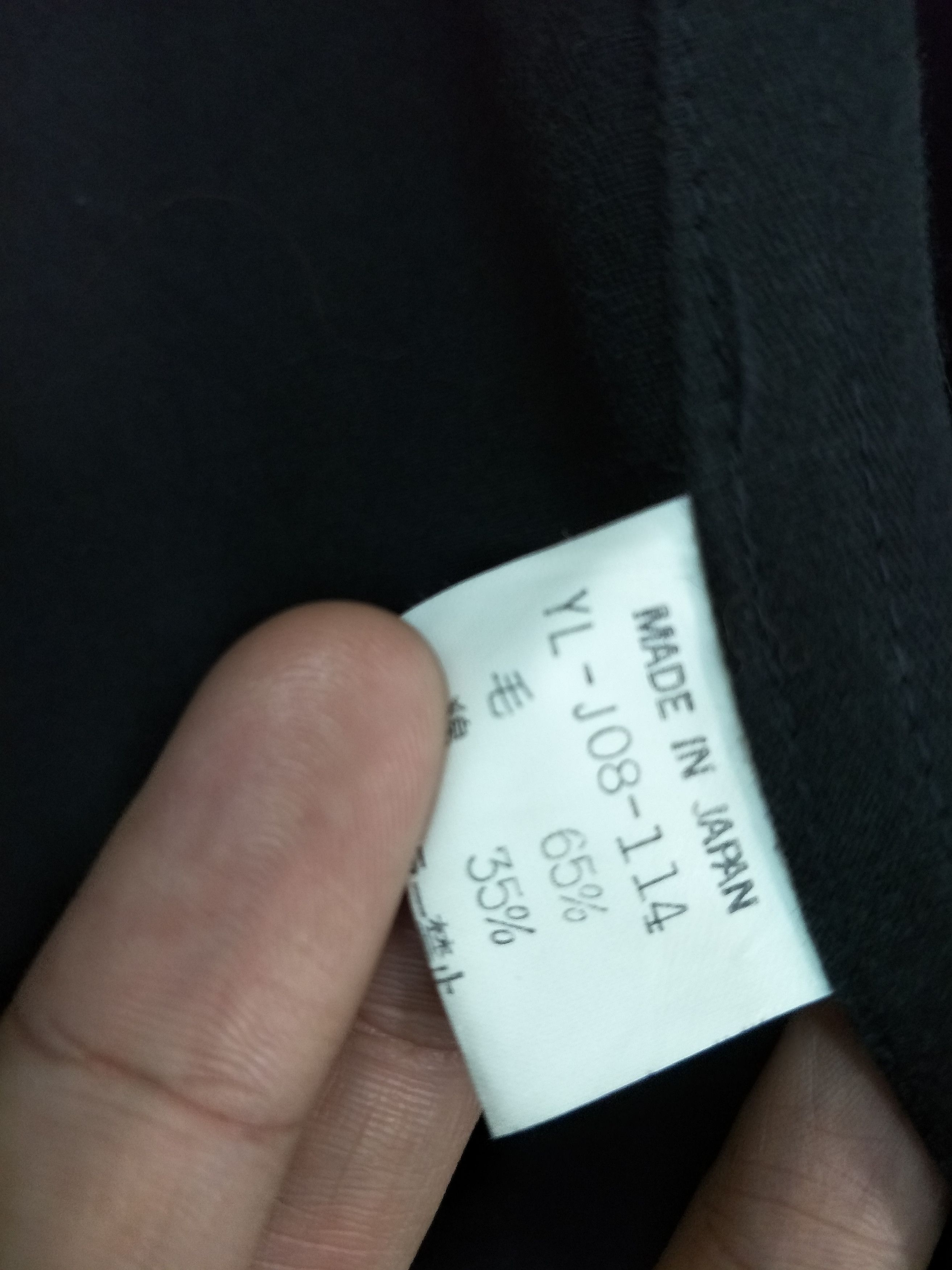 Yohji Yamamoto Yohji Yamamoto Y's Black Double Breasted Coat Vintage Size US M / EU 48-50 / 2 - 6 Thumbnail