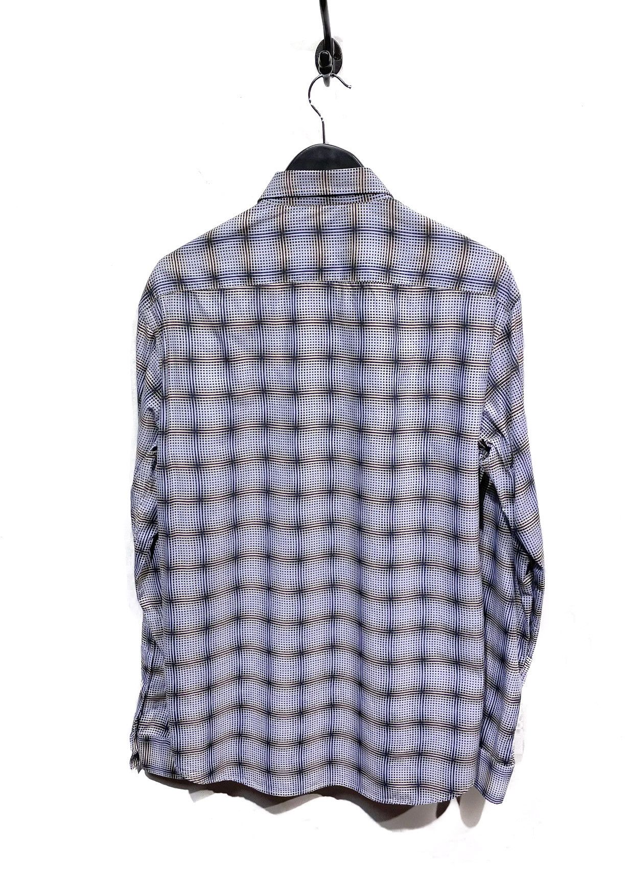 Missoni Missoni Light Blue Checkered Cotton Button Shirt Size US S / EU 44-46 / 1 - 3 Thumbnail