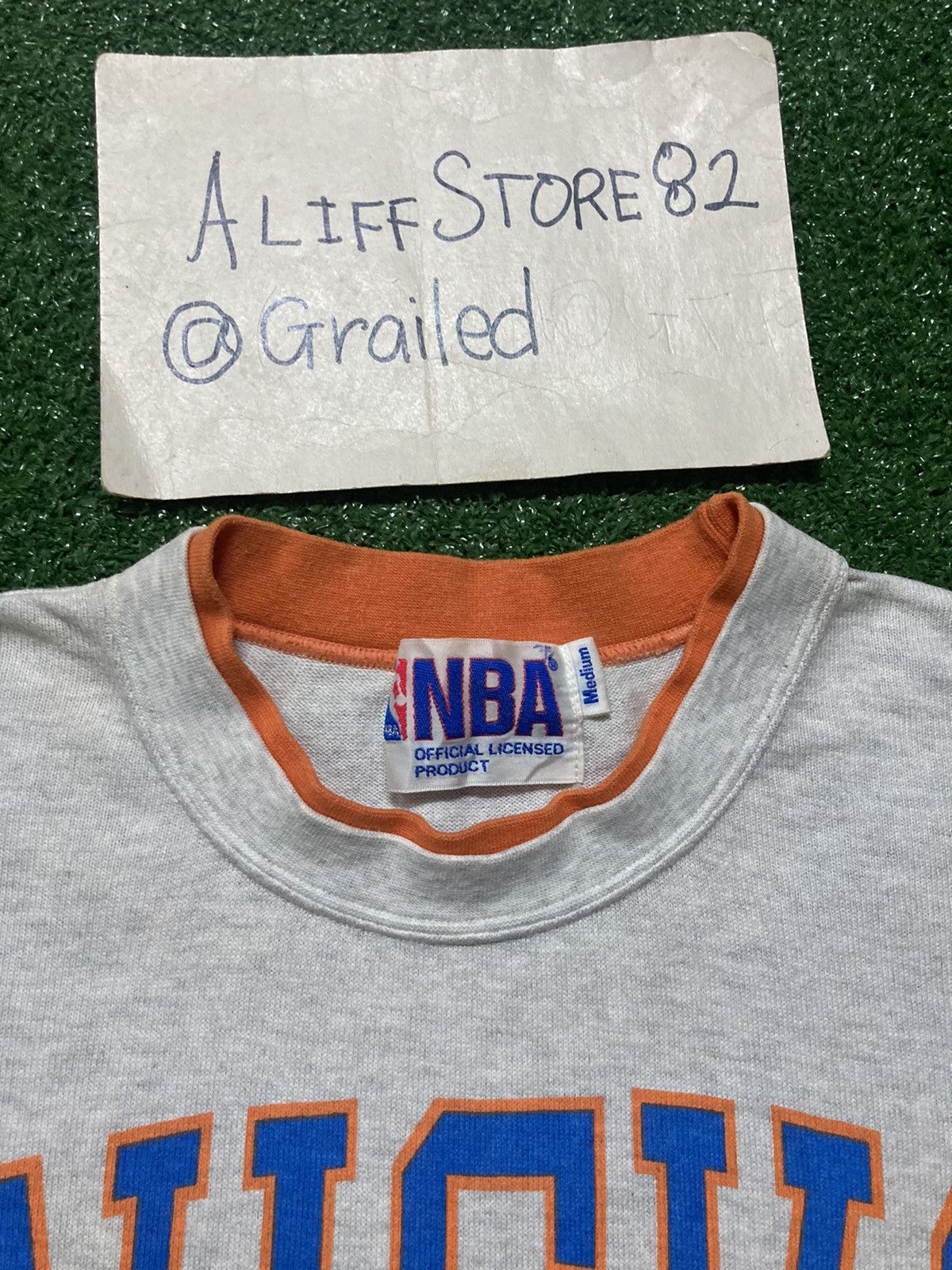 NBA × Vintage !LastDrop!Vintage 90s KNICKS Double Sleeve T-Shirt Size US M / EU 48-50 / 2 - 8 Thumbnail