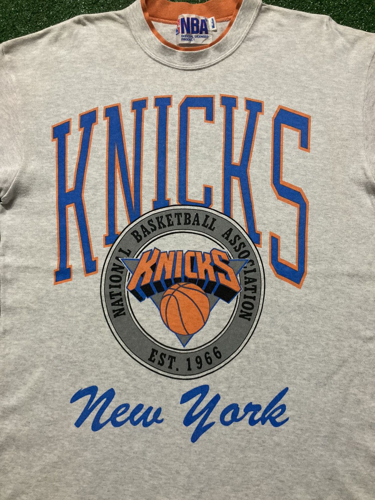 NBA × Vintage !LastDrop!Vintage 90s KNICKS Double Sleeve T-Shirt Size US M / EU 48-50 / 2 - 3 Thumbnail