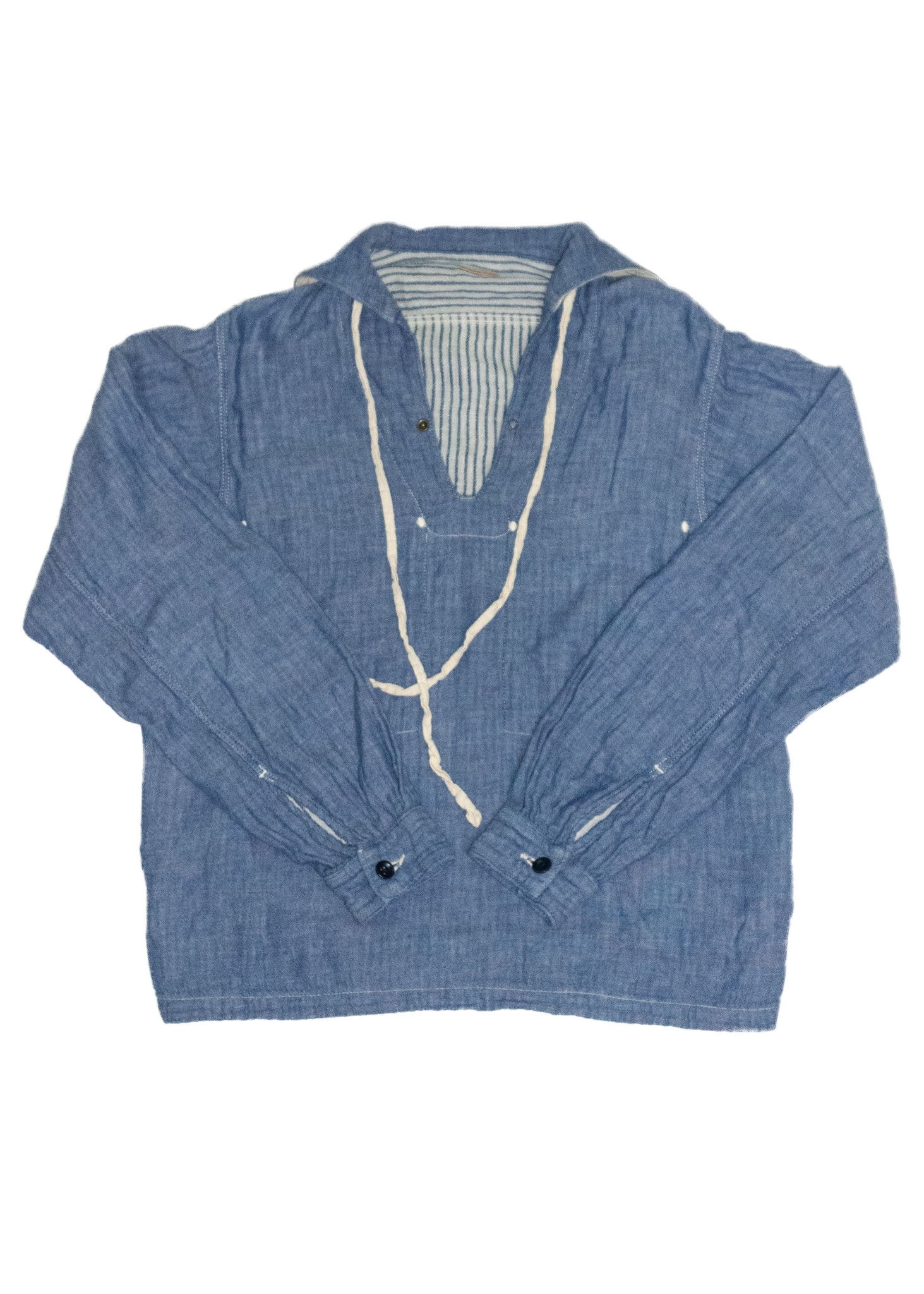 希少 KAPITAL NAVY Sailor shirts キャピタル