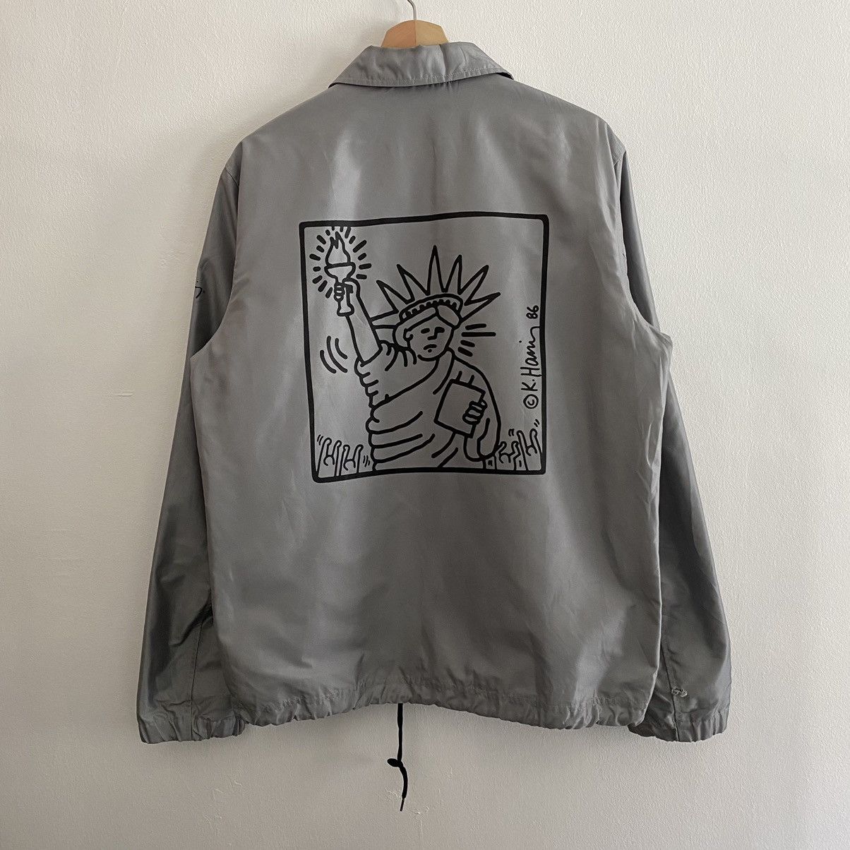 Vintage Keith Haring Tokyo Pop Starter Coach Jacket - M/L
