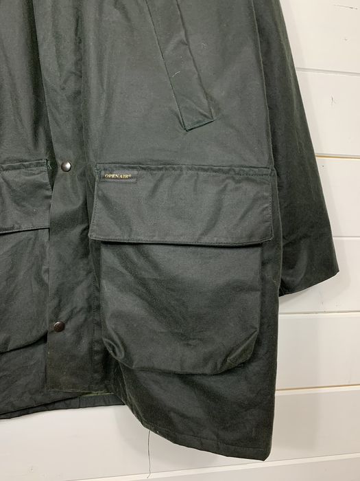 Vintage Openair XL green wax jacket By Proudhart Made In England | Grailed