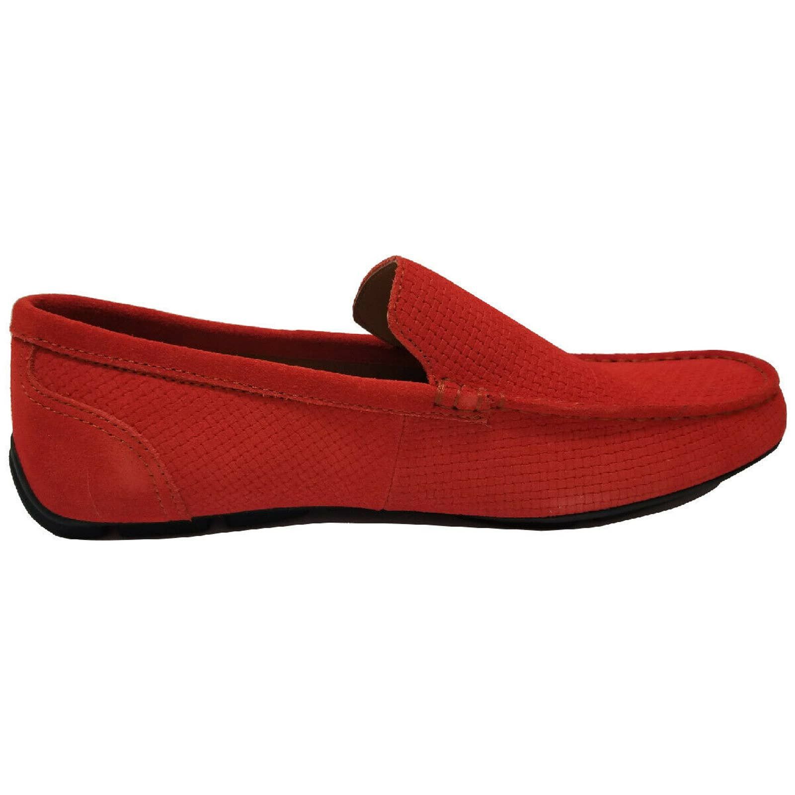 Alfani Alfani Mens Kendric Textured Drivers Suede Loafer Orange Size US 10 / EU 43 - 2 Thumbnail